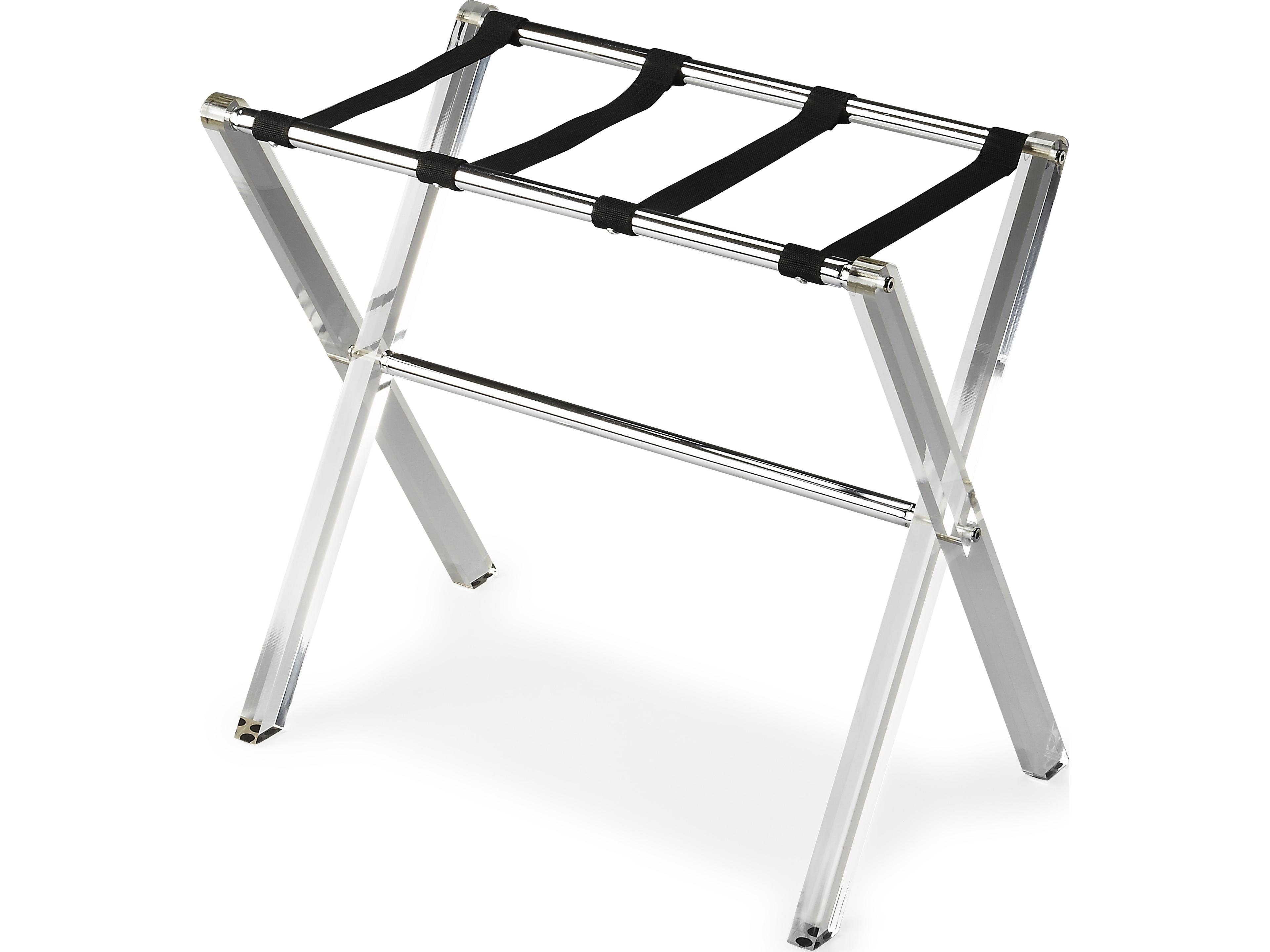 Crystal Clear Luggage Rack