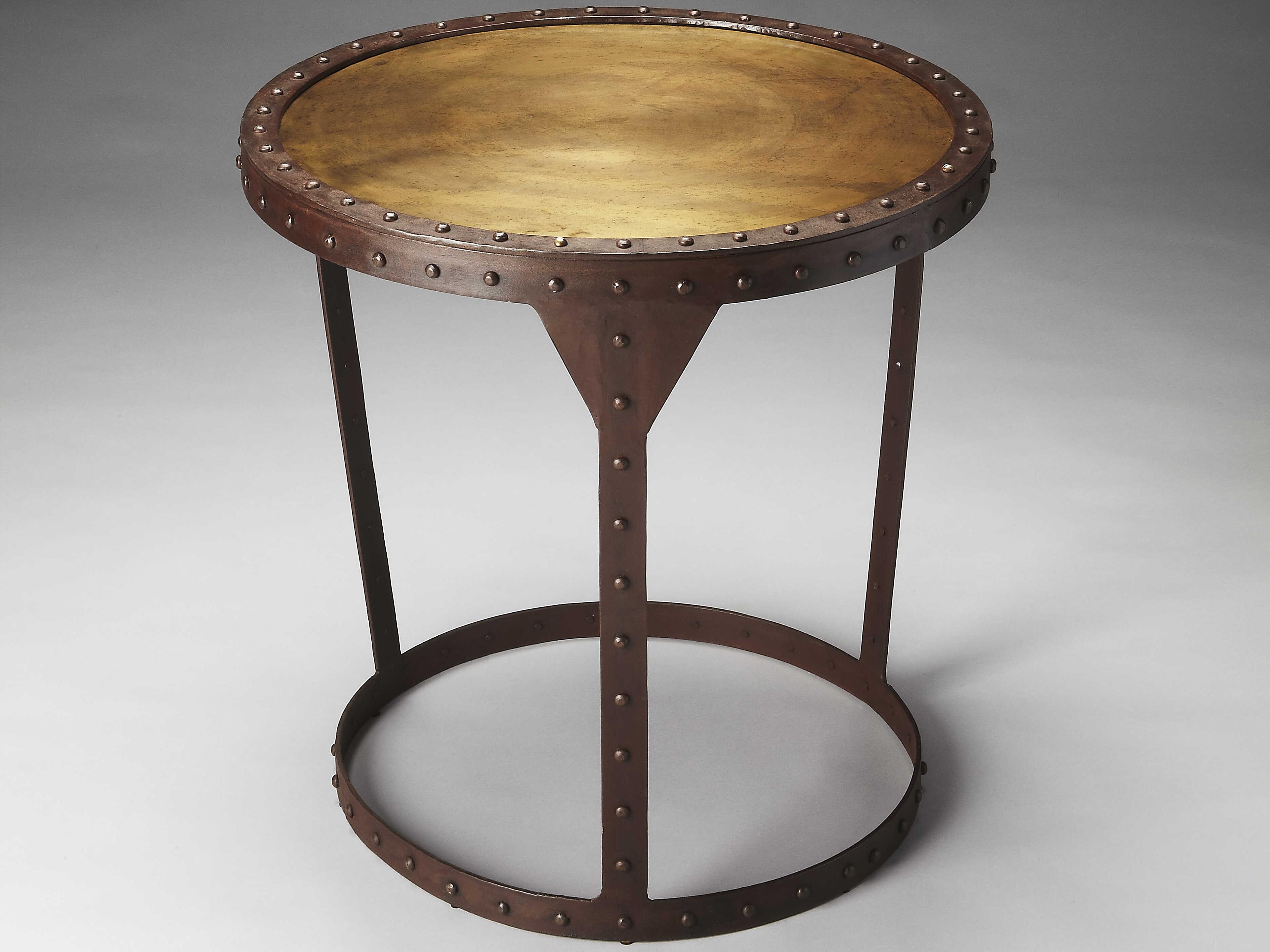 Butler Bonham Round Metalworks End Table