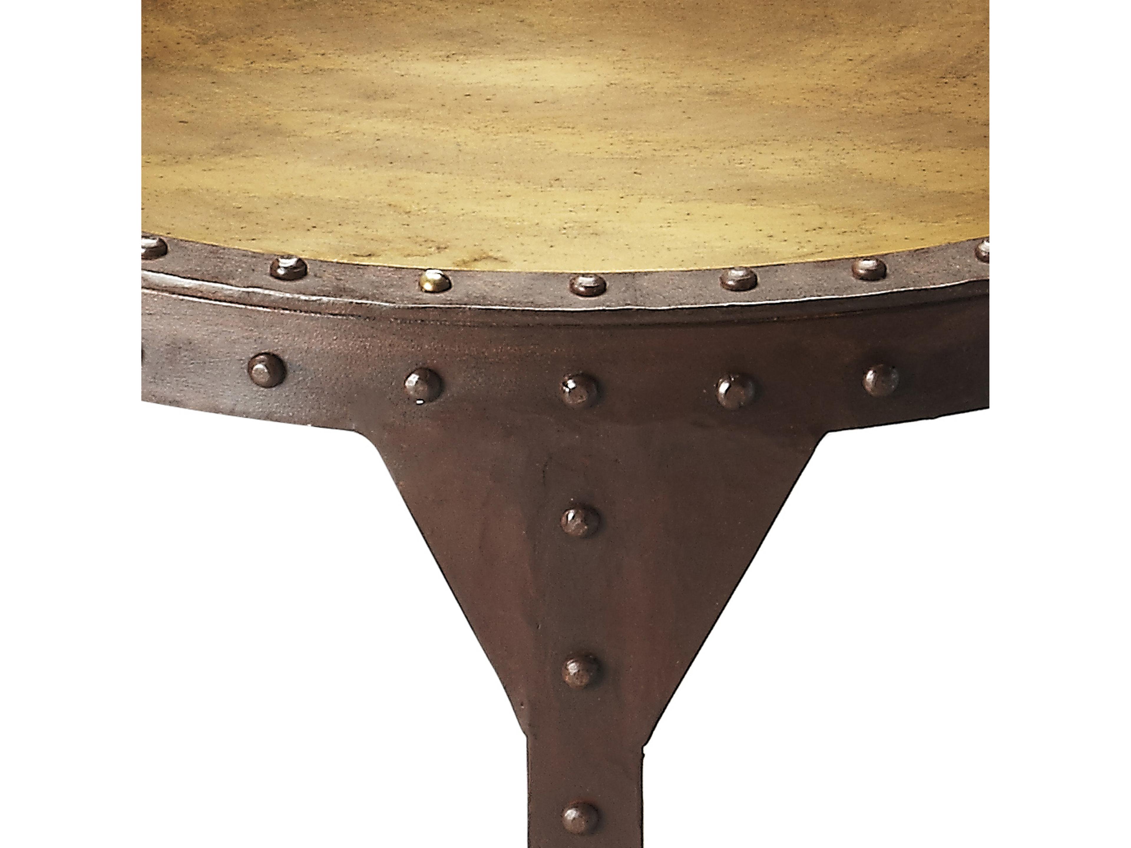 Butler Bonham Round Metalworks End Table