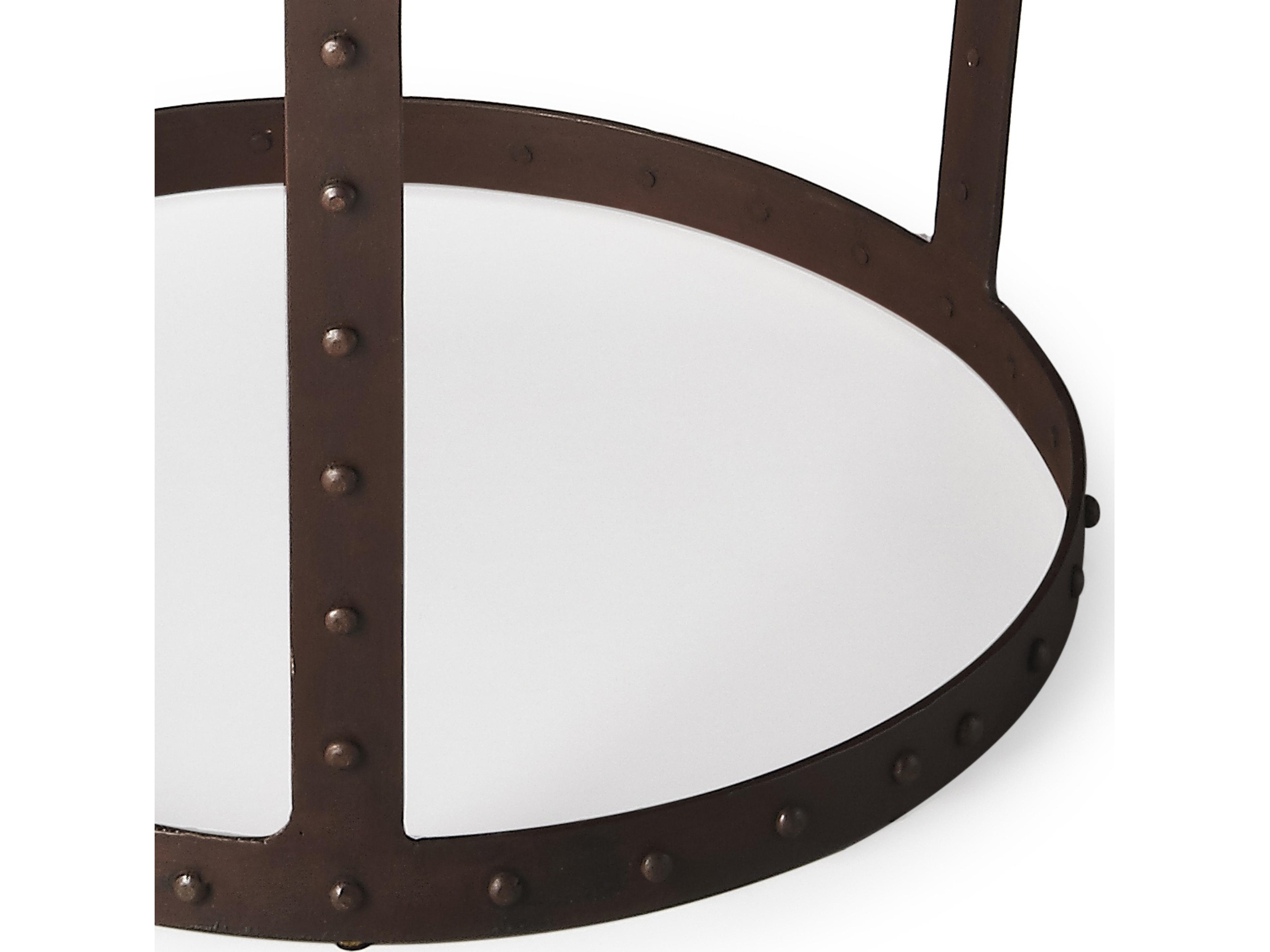 Butler Bonham Round Metalworks End Table