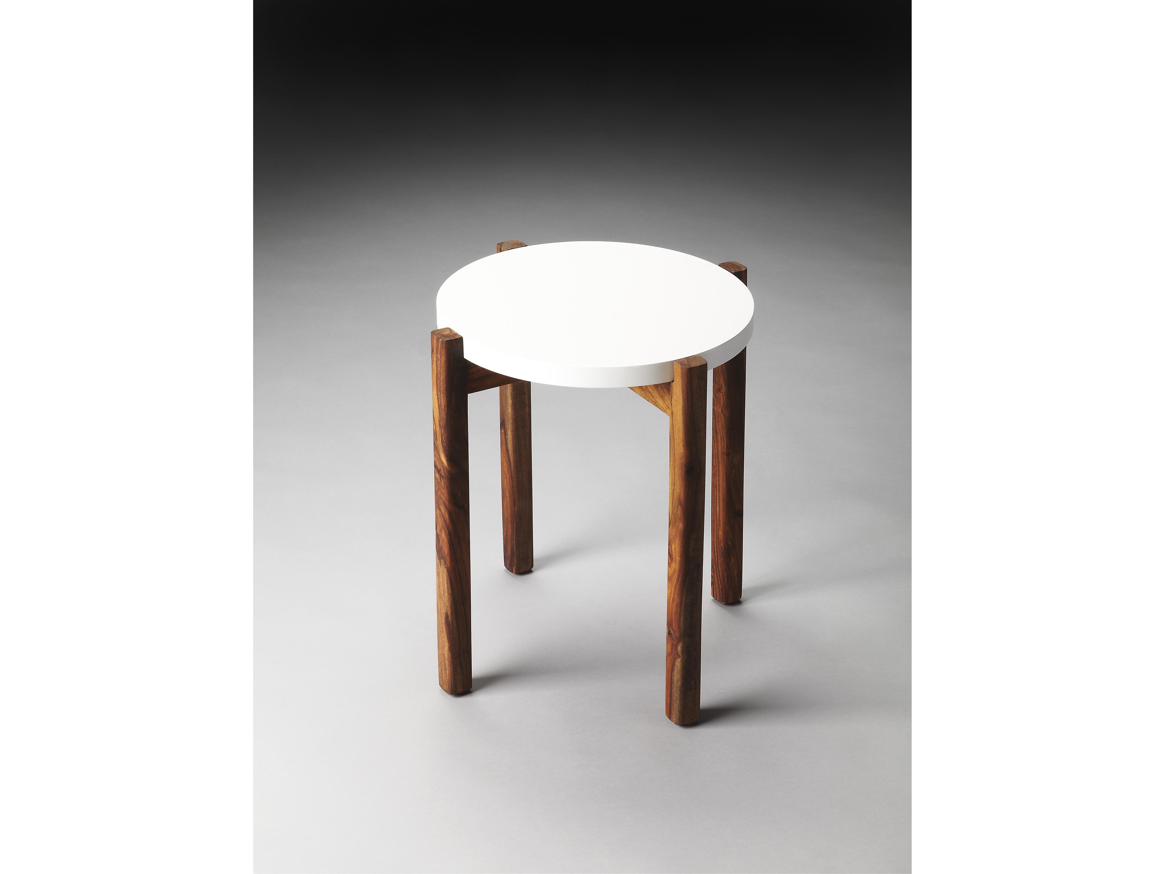 Butler Del Mar Round Wood End Table