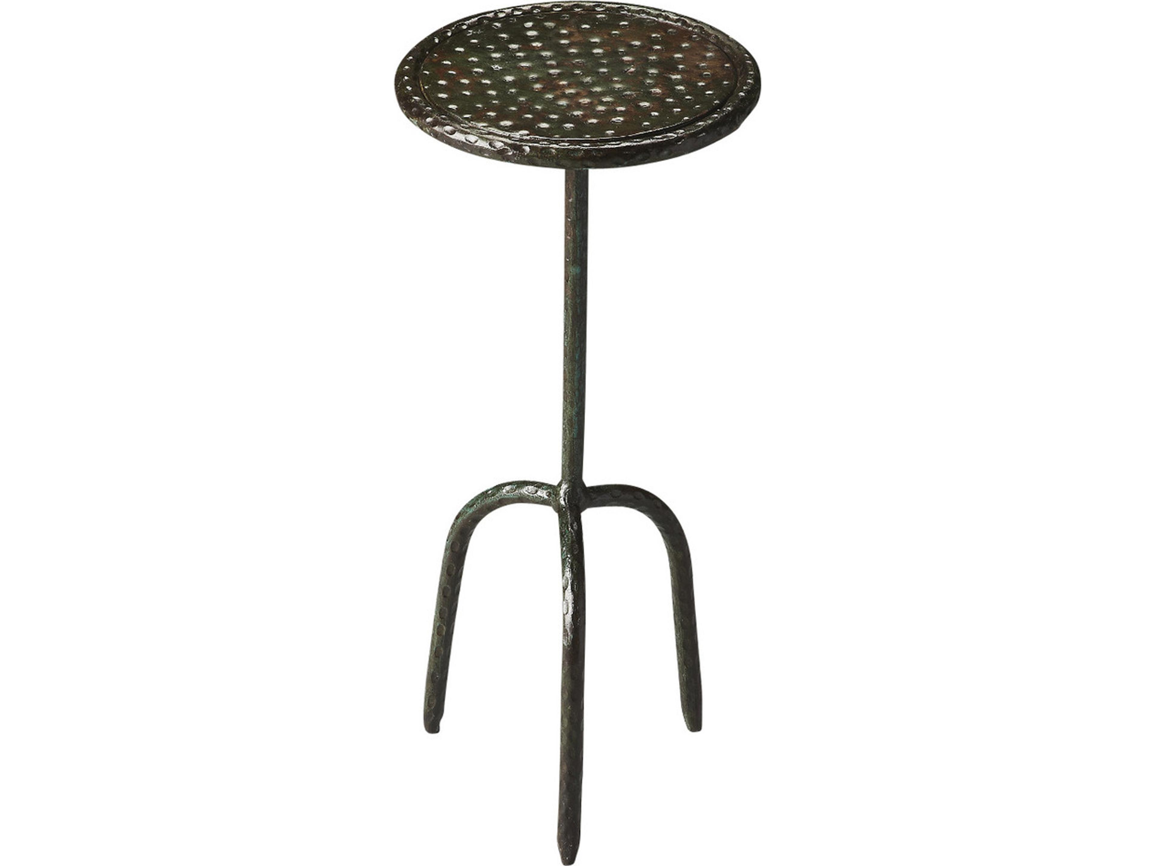 Founders Round Metalworks End Table
