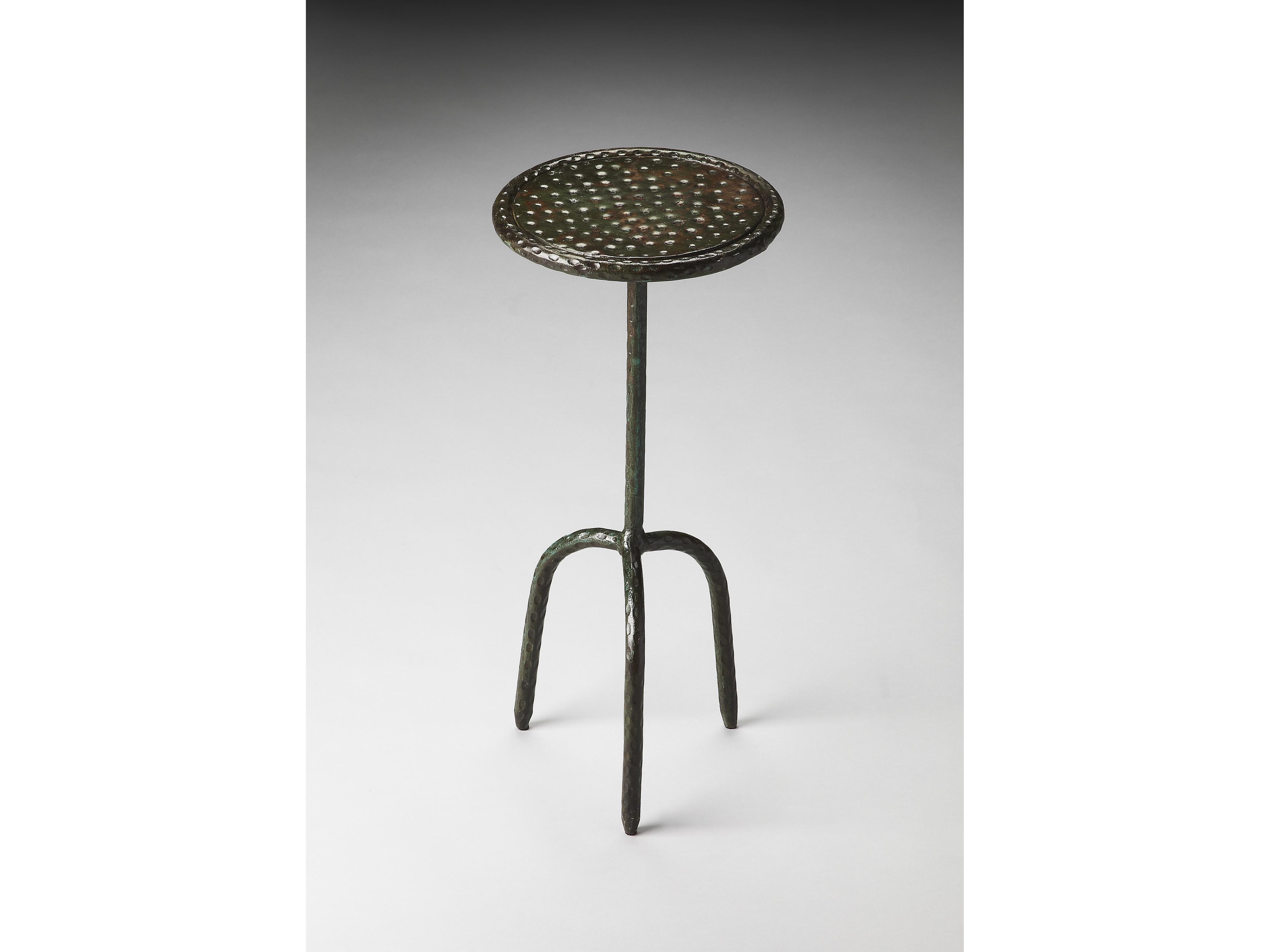 Butler Founders Round Metalworks End Table