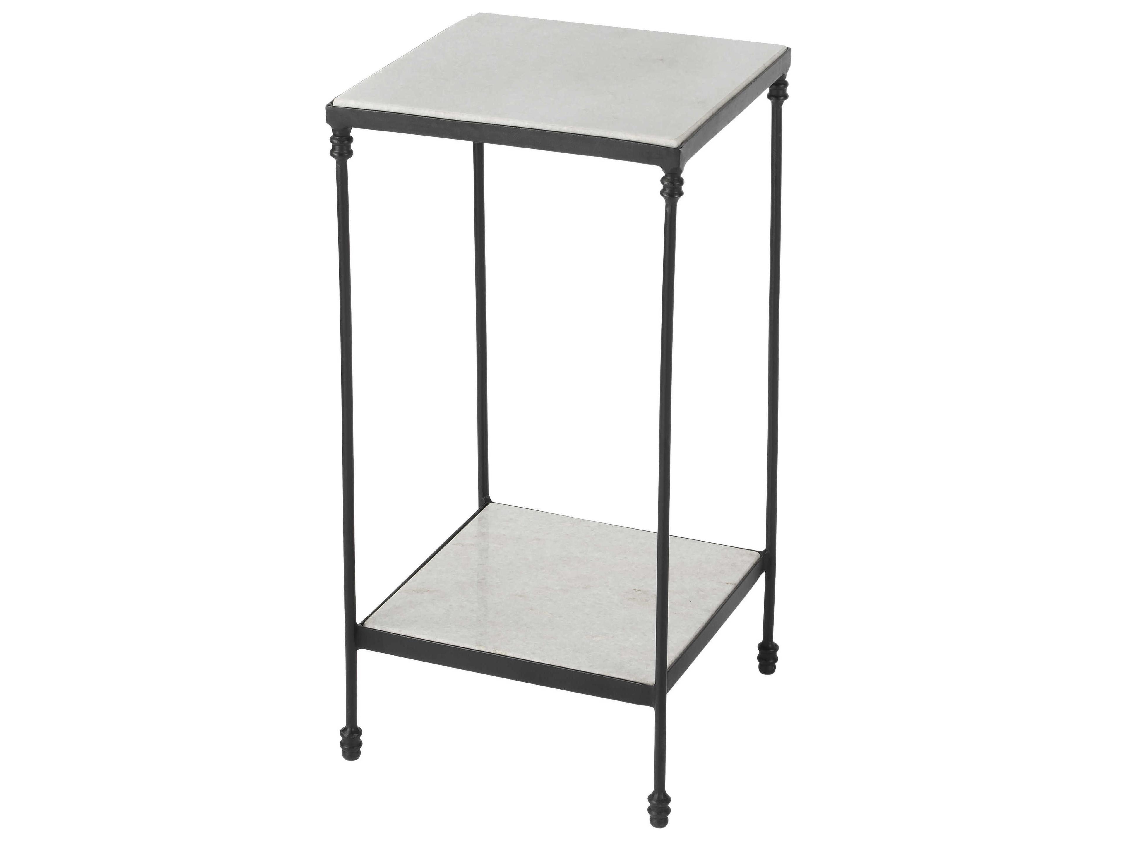 Butler Larkin Square Marble Metalworks End Table