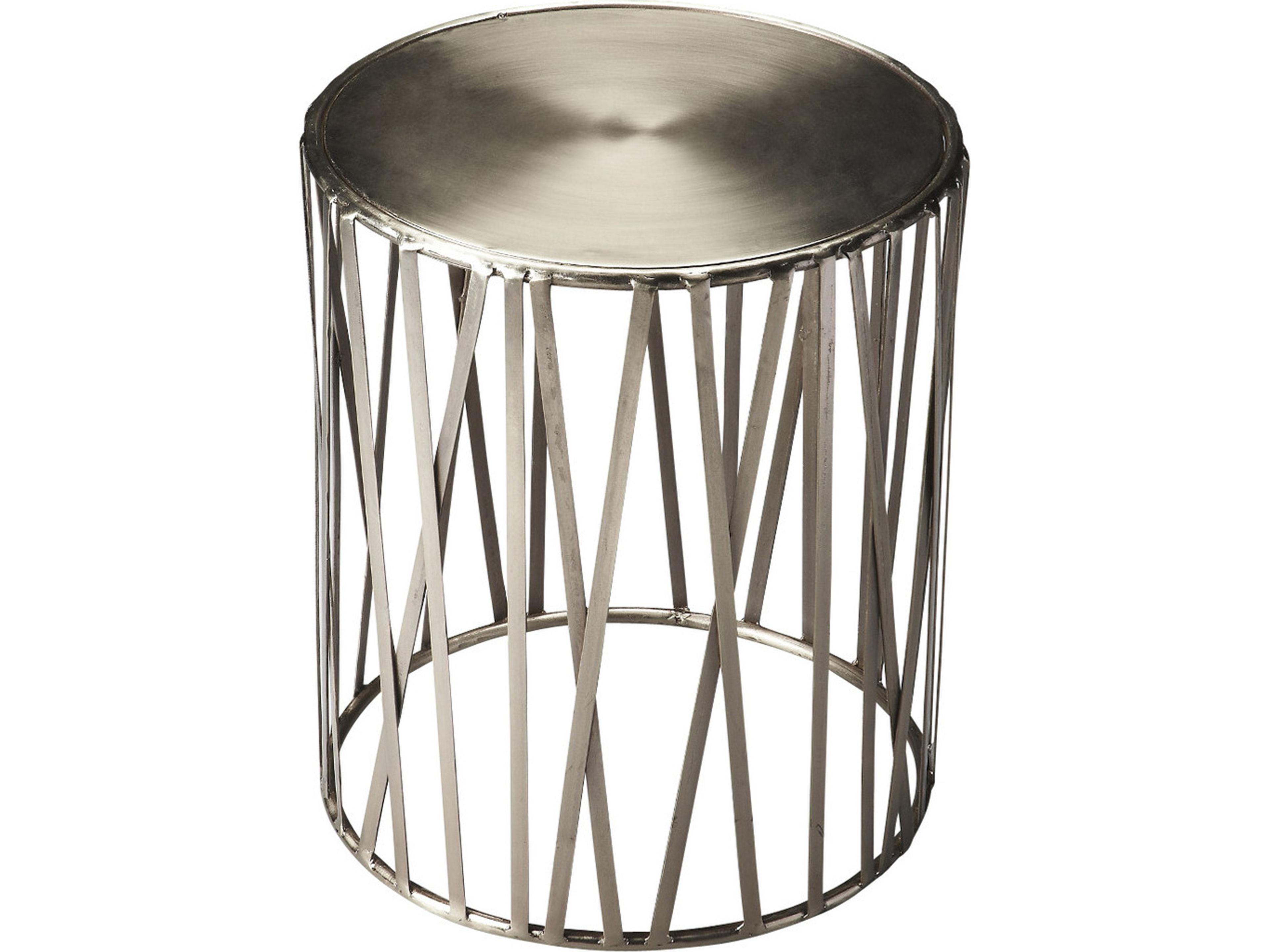 Butler Kruse Round Metalworks End Table