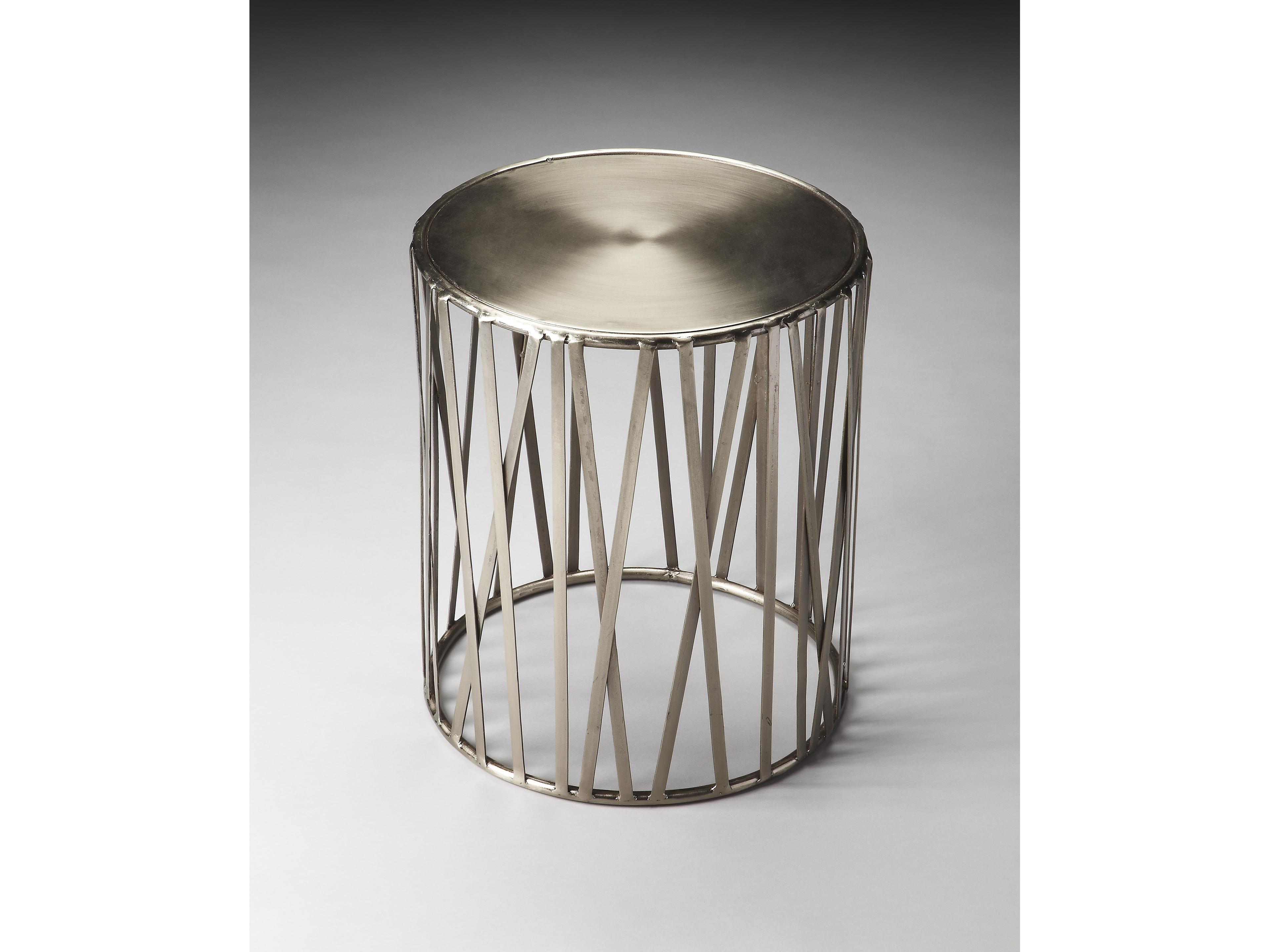 Butler Kruse Round Metalworks End Table