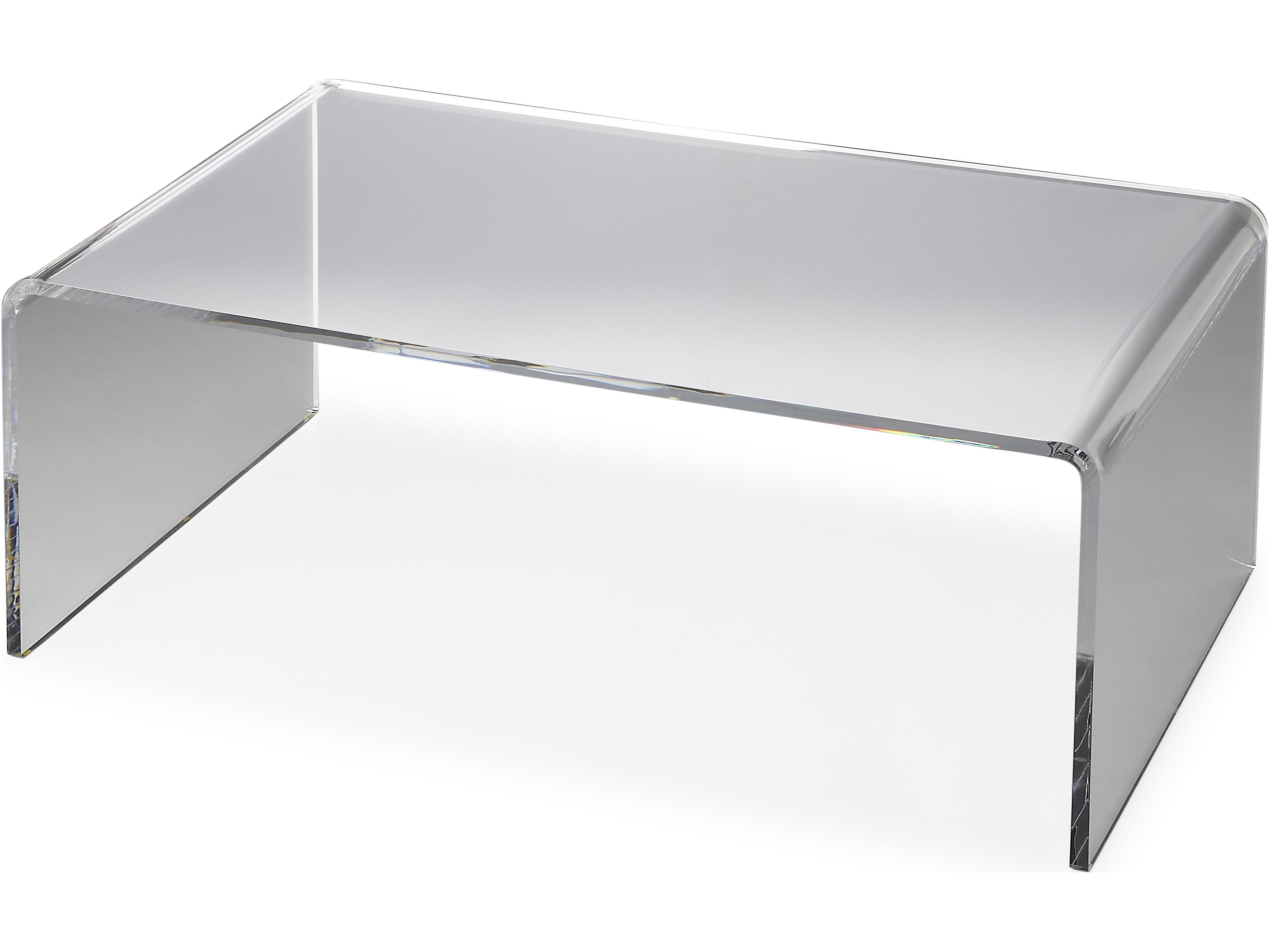 Crystal Clear Rectangular Acrylic Coffee Table