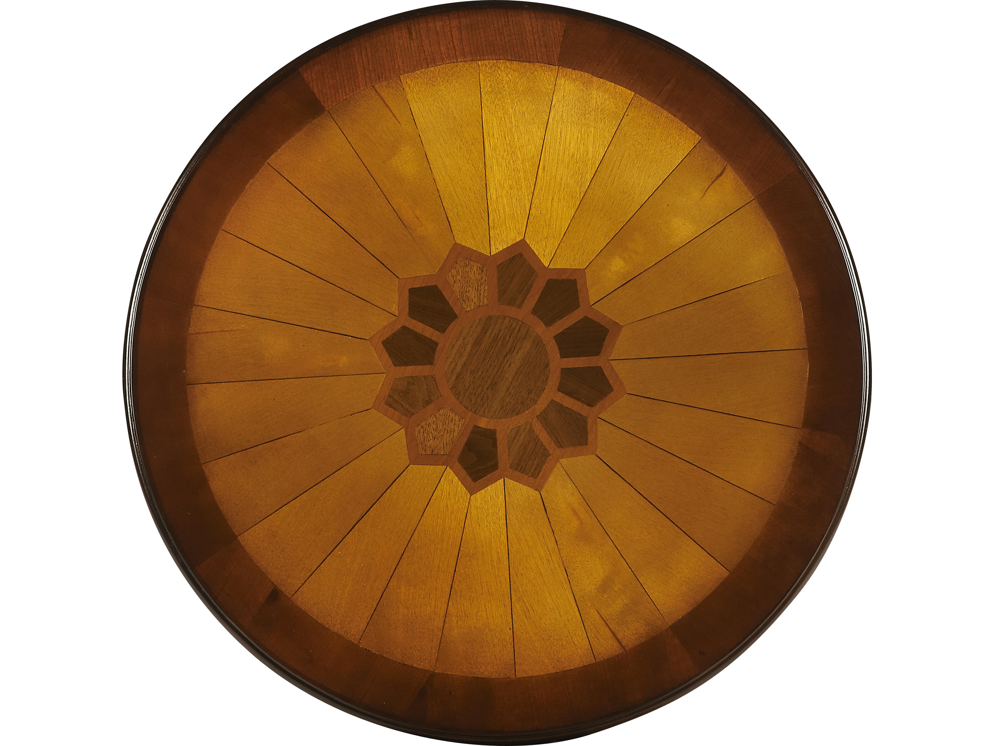 Butler Archer Round Wood Cherry End Table
