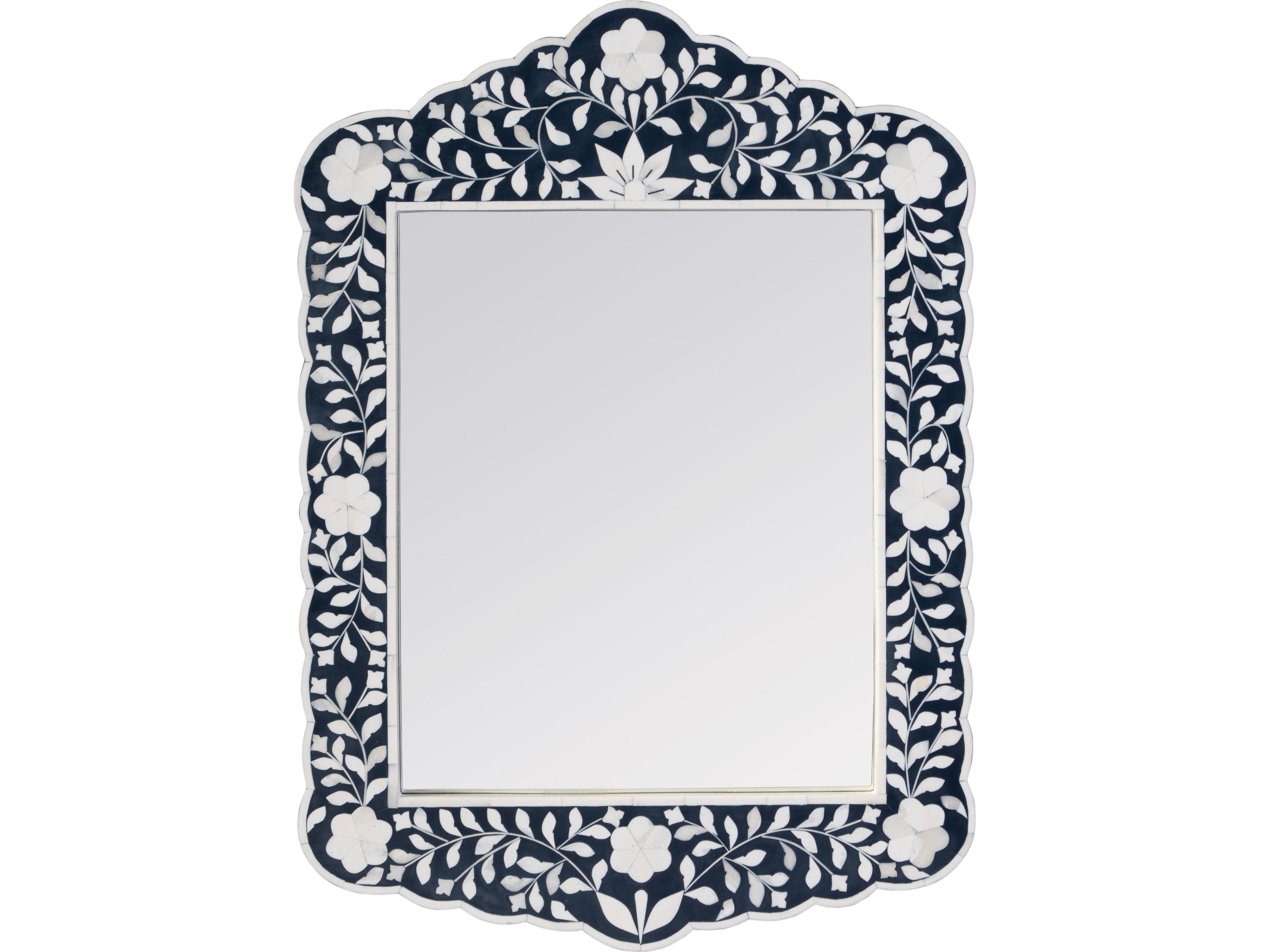 Vivienne Navy Blue Wall Mirror