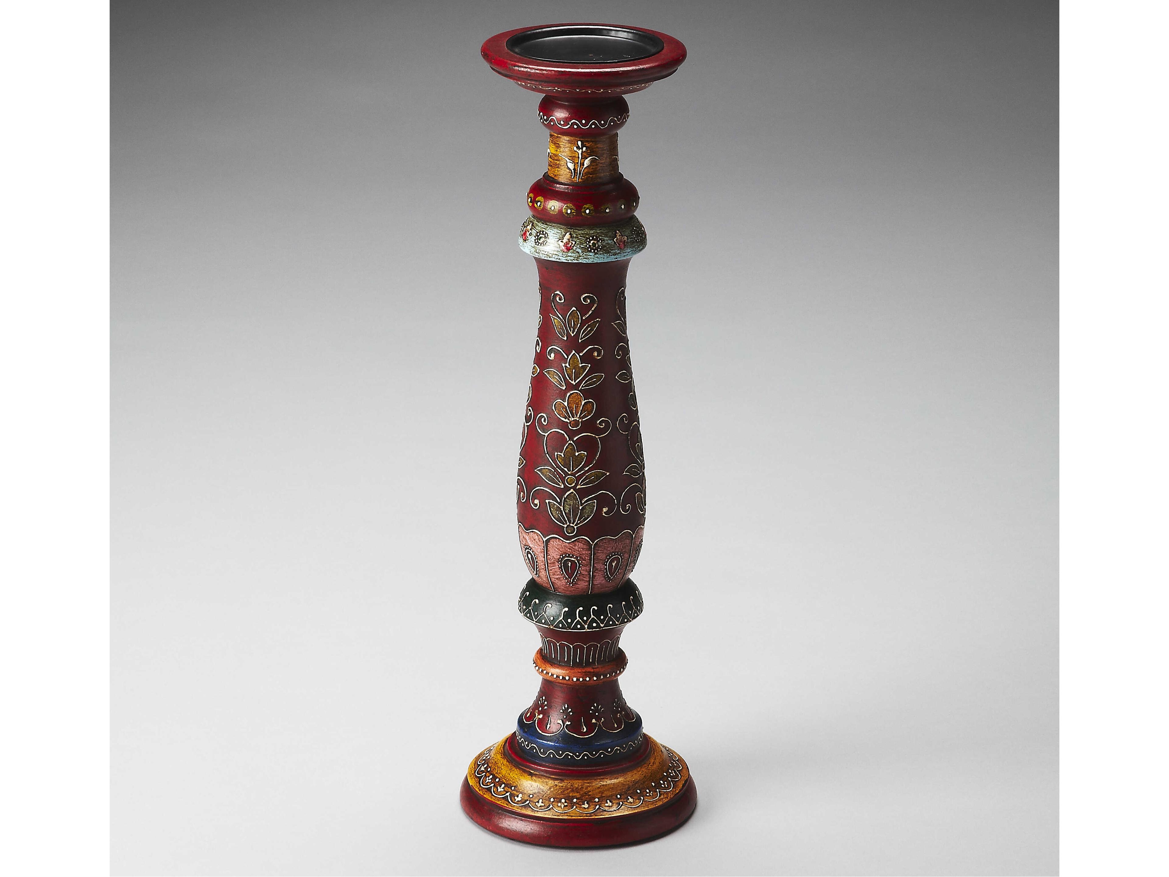 Meadow Hand Painted Candle Holder