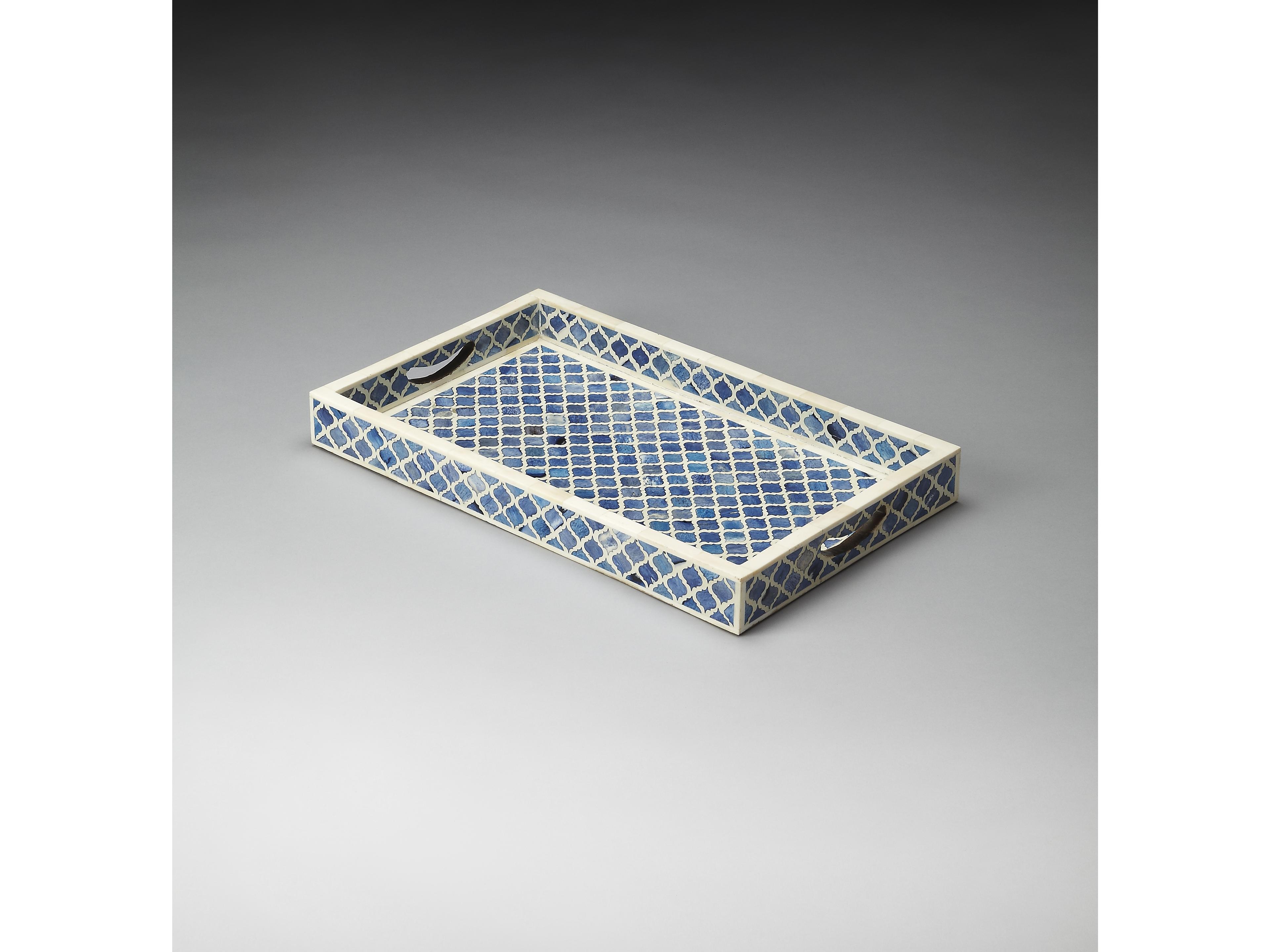 Butler Meknes Bone Inlay Serving Tray