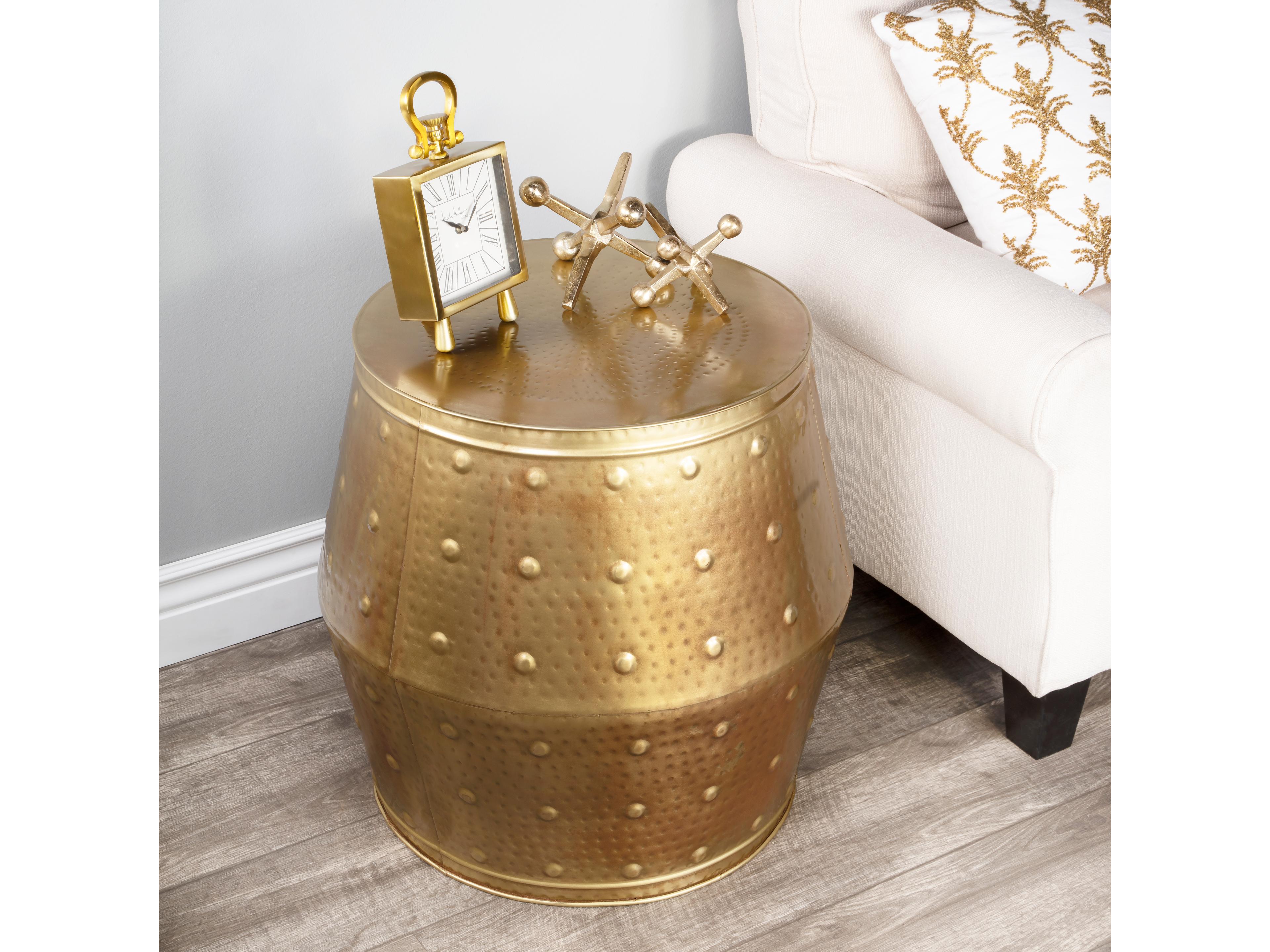 Butler Leavitt Round Metalworks End Table