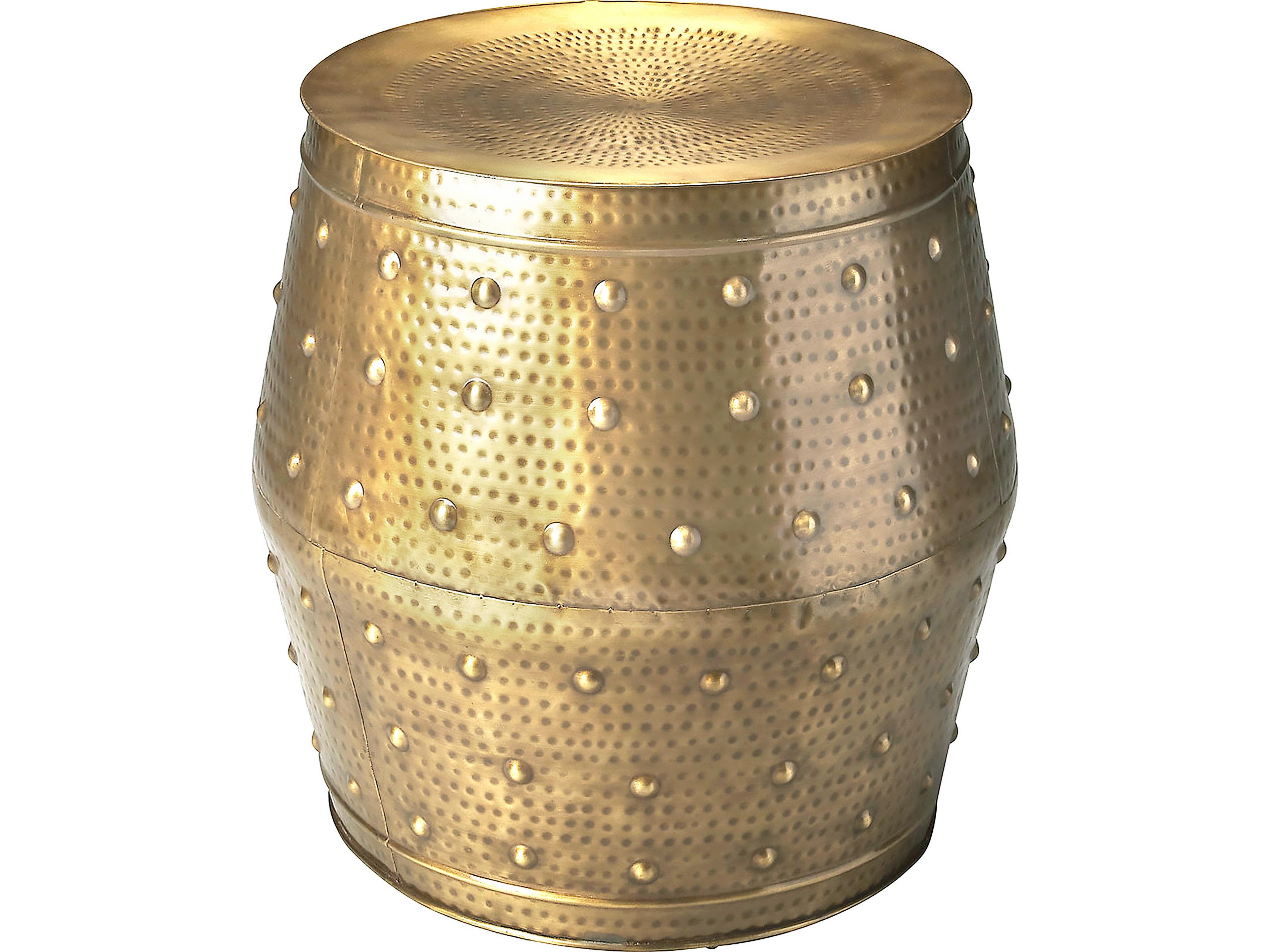 Leavitt Round Metalworks End Table