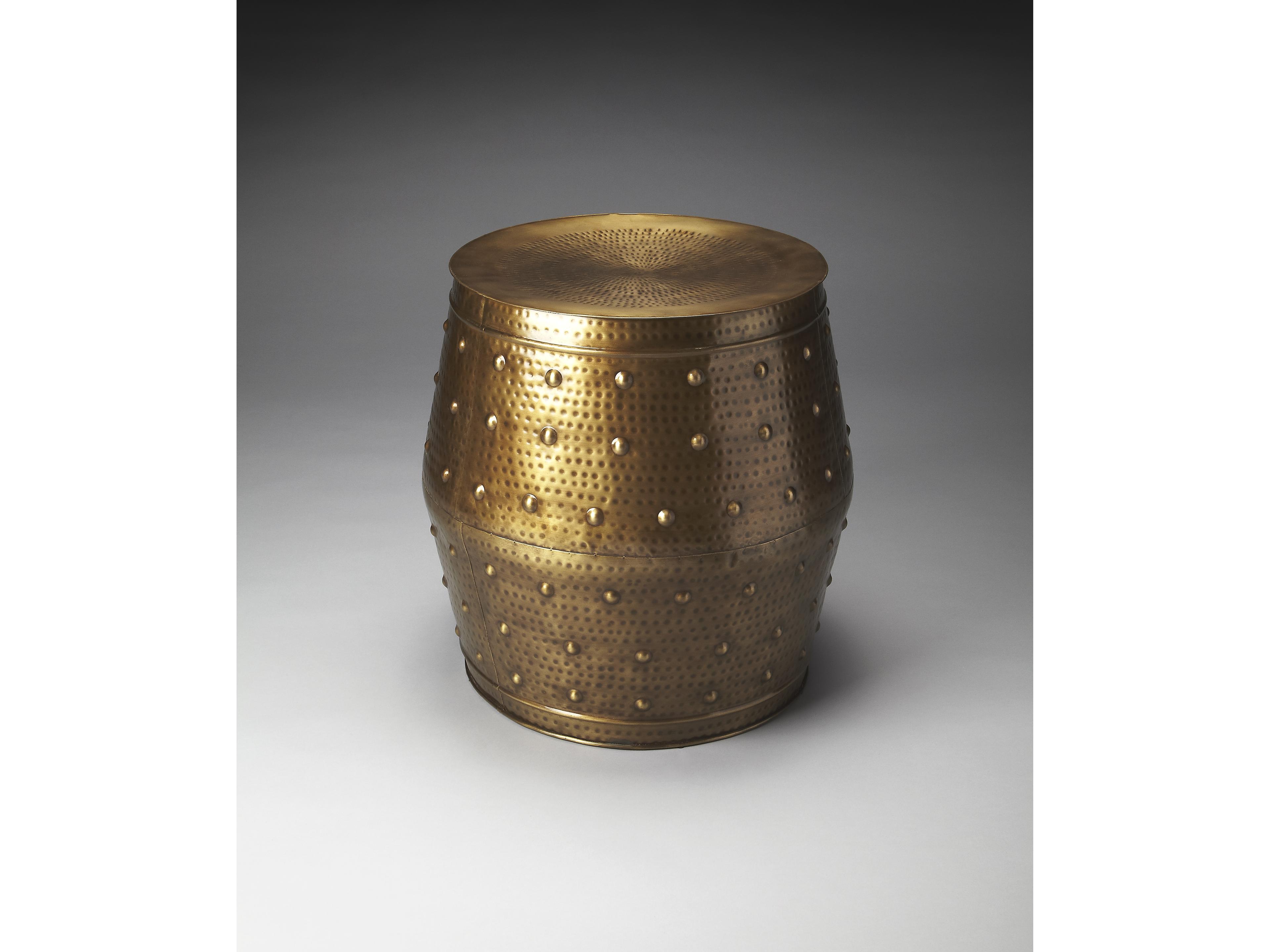 Butler Leavitt Round Metalworks End Table