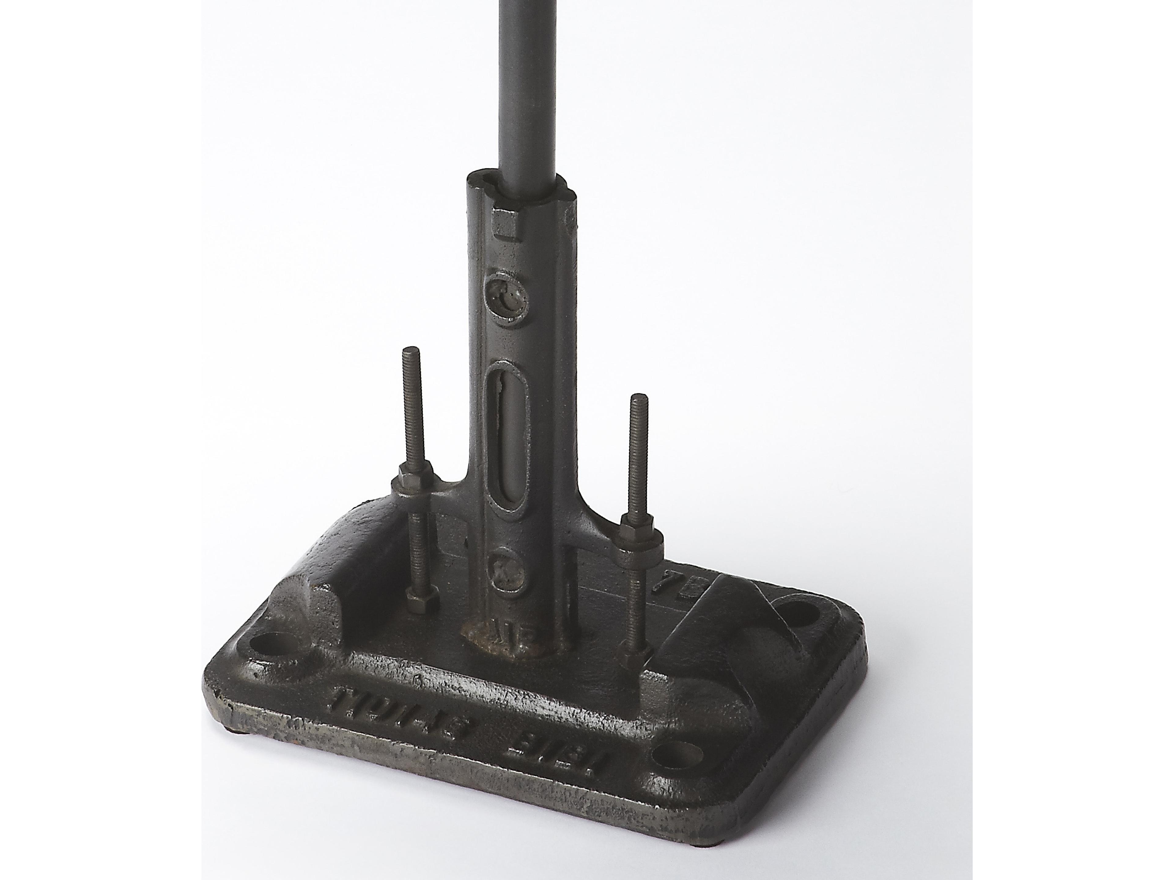 Butler Roscoe Round Metal Industrial Chic End Table