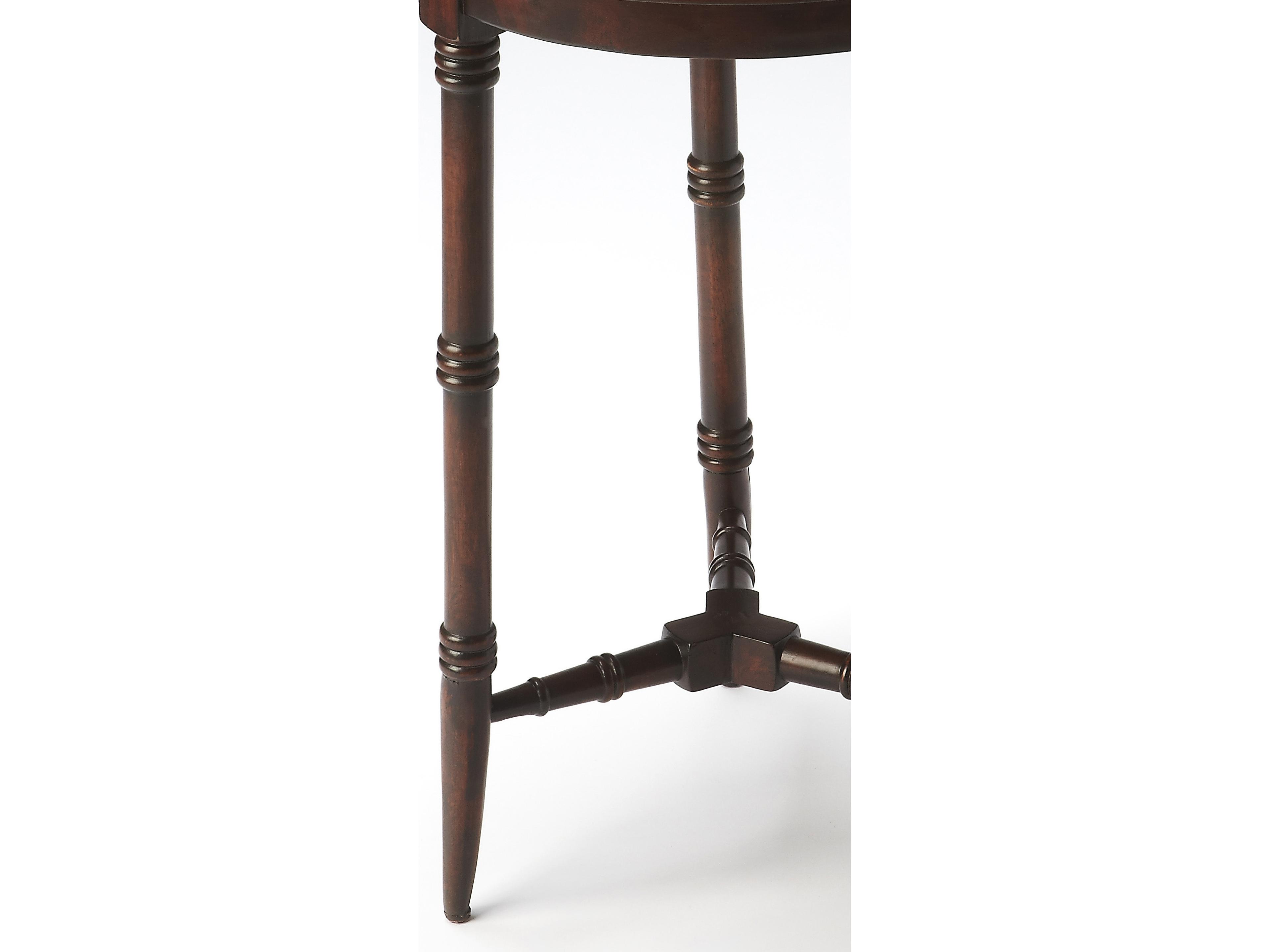 Butler Isla Round Wood Cherry End Table