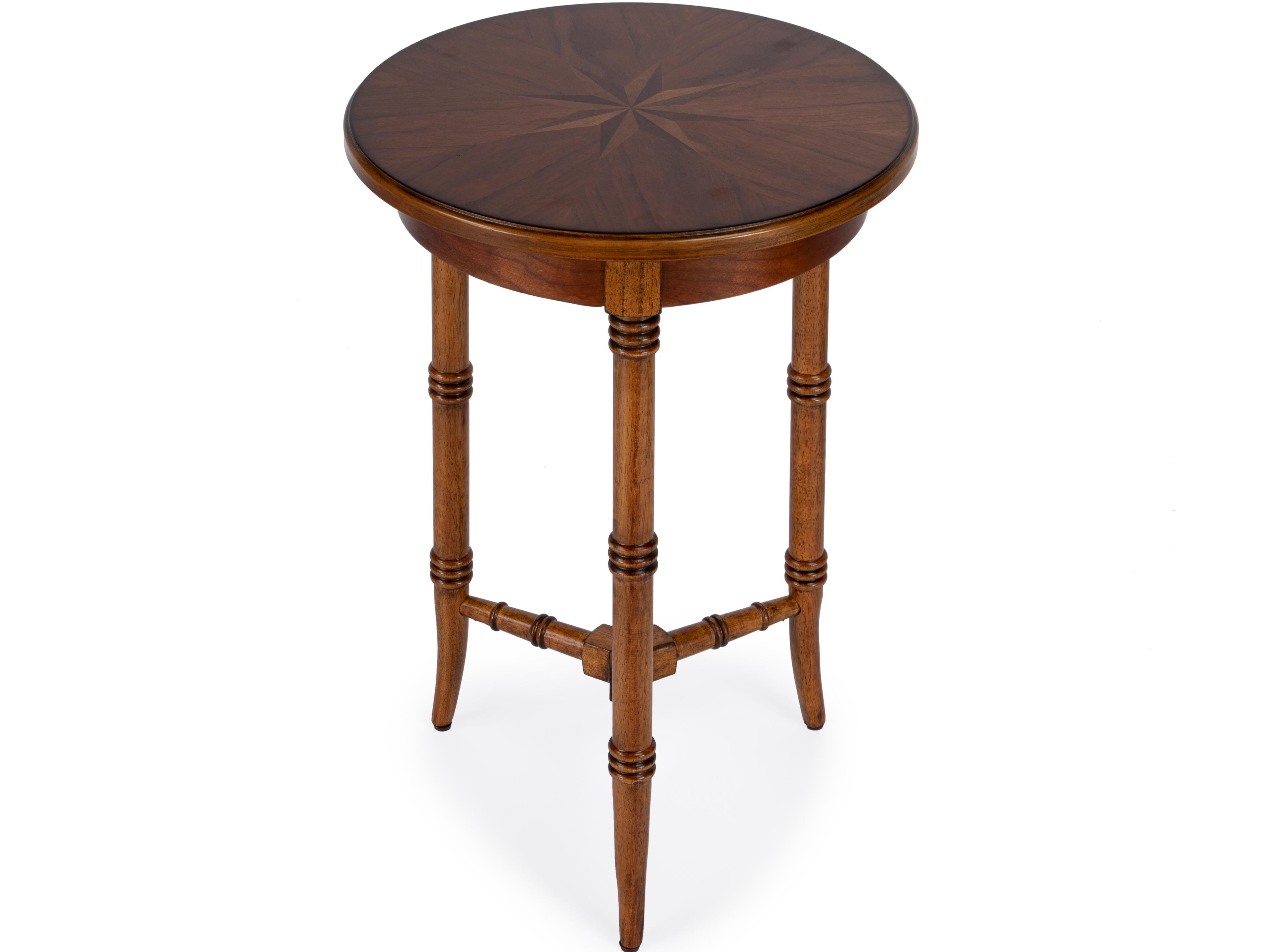 Butler Isla Round Wood Olive Ash End Table