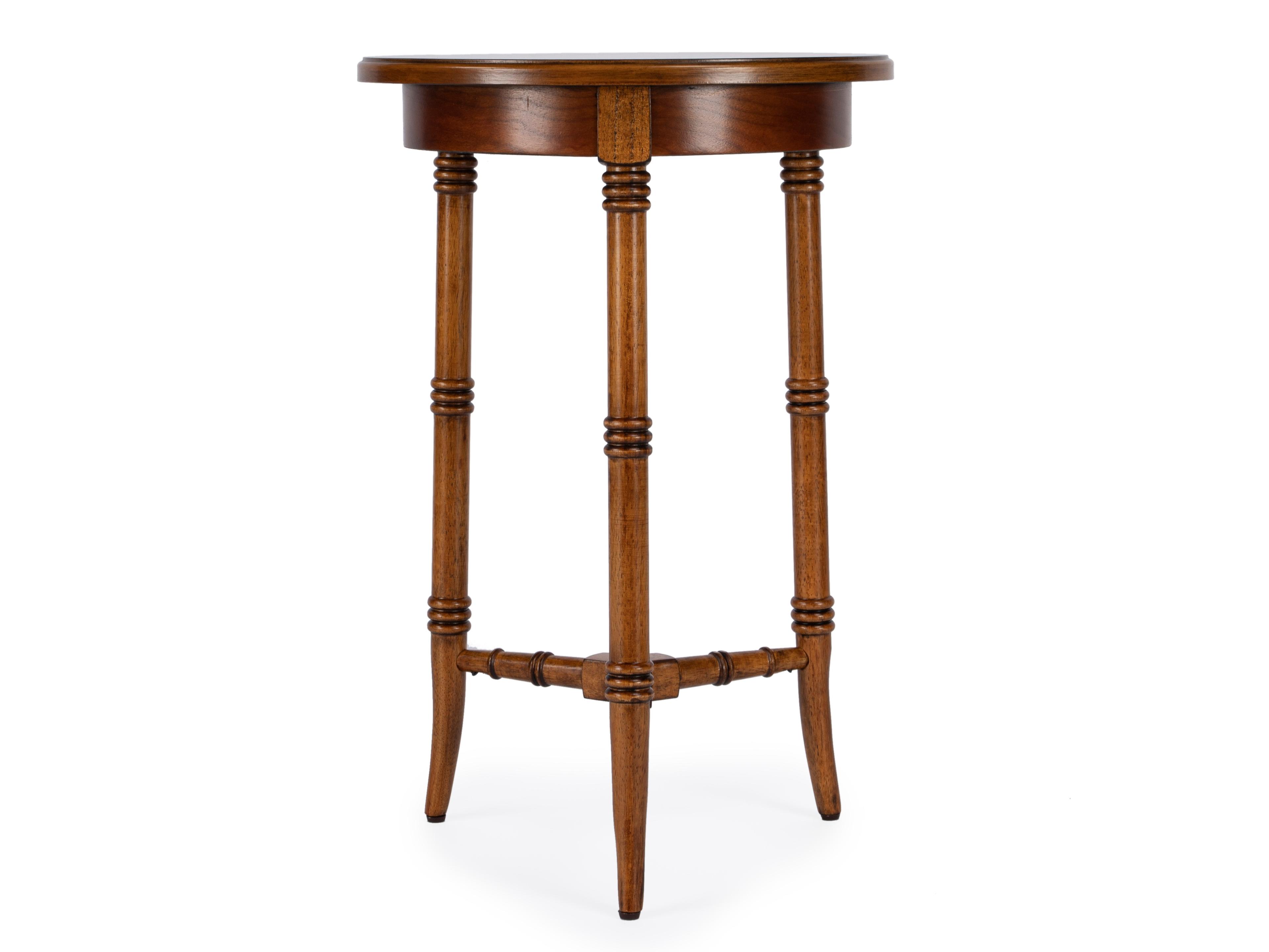 Butler Isla Round Wood Olive Ash End Table