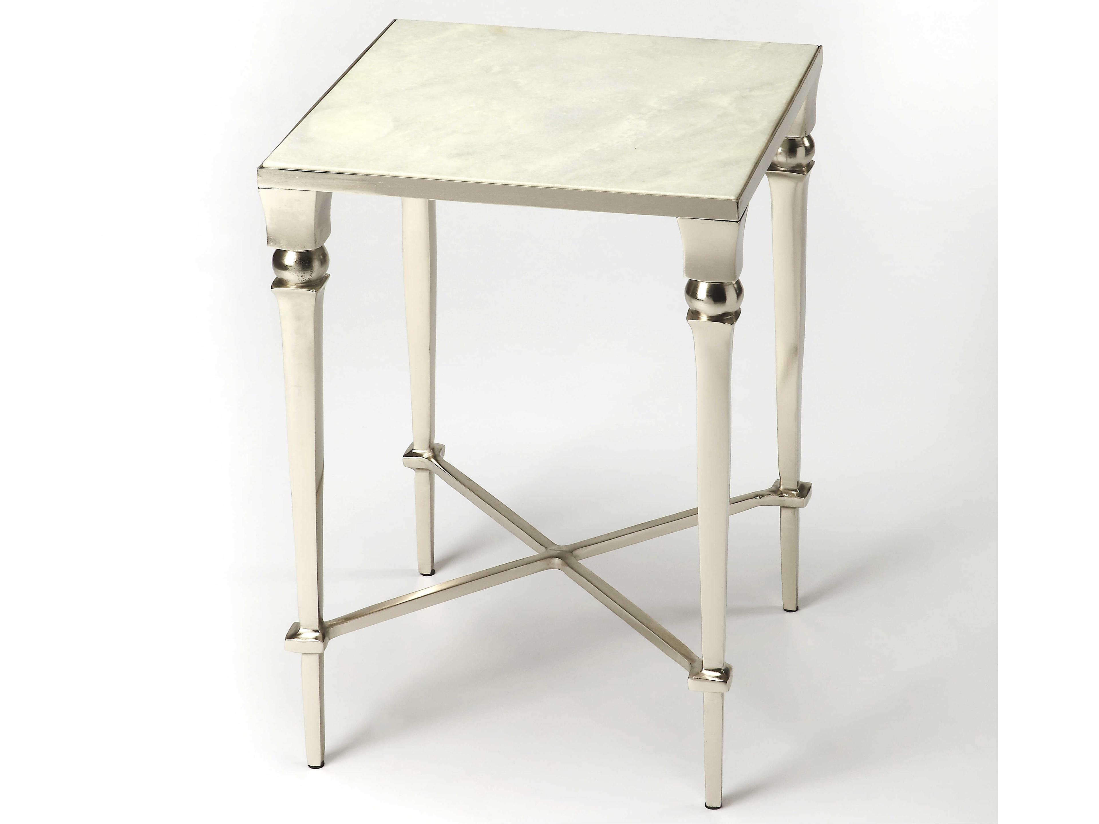 Darrieux Square Marble Modern Expressions End Table