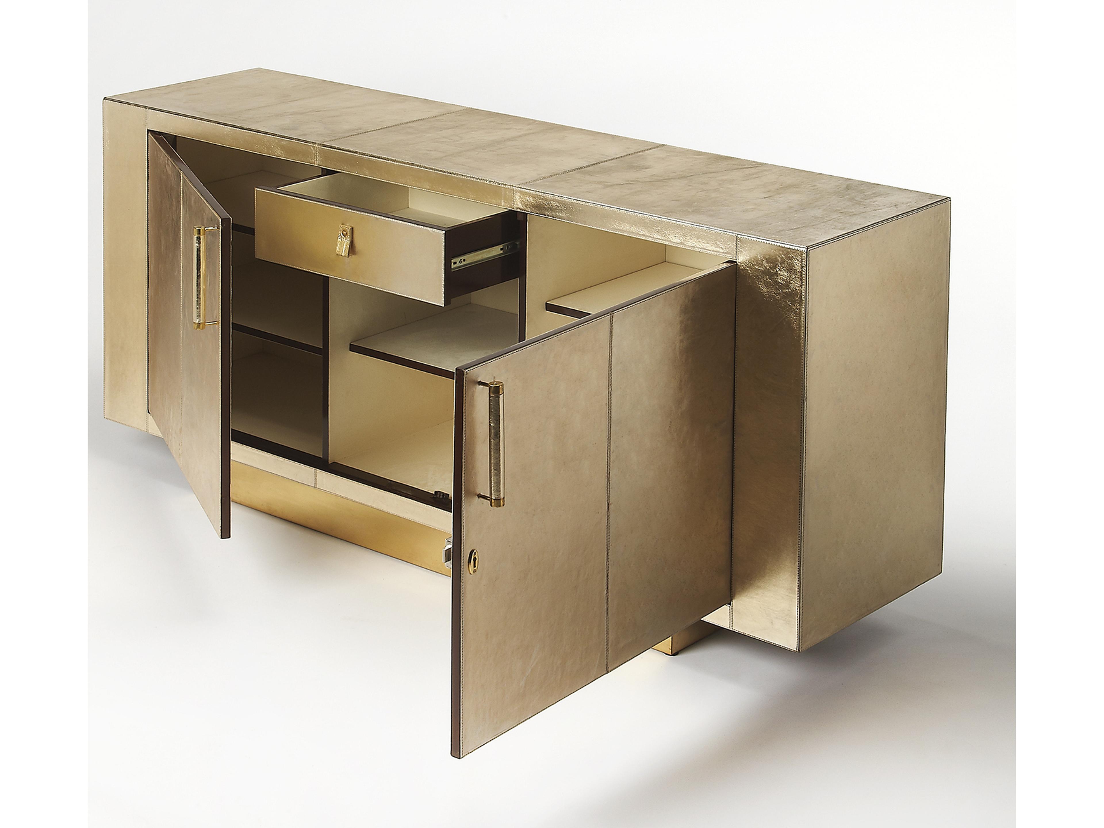 Butler Francois 70" Antique Gold Sideboard