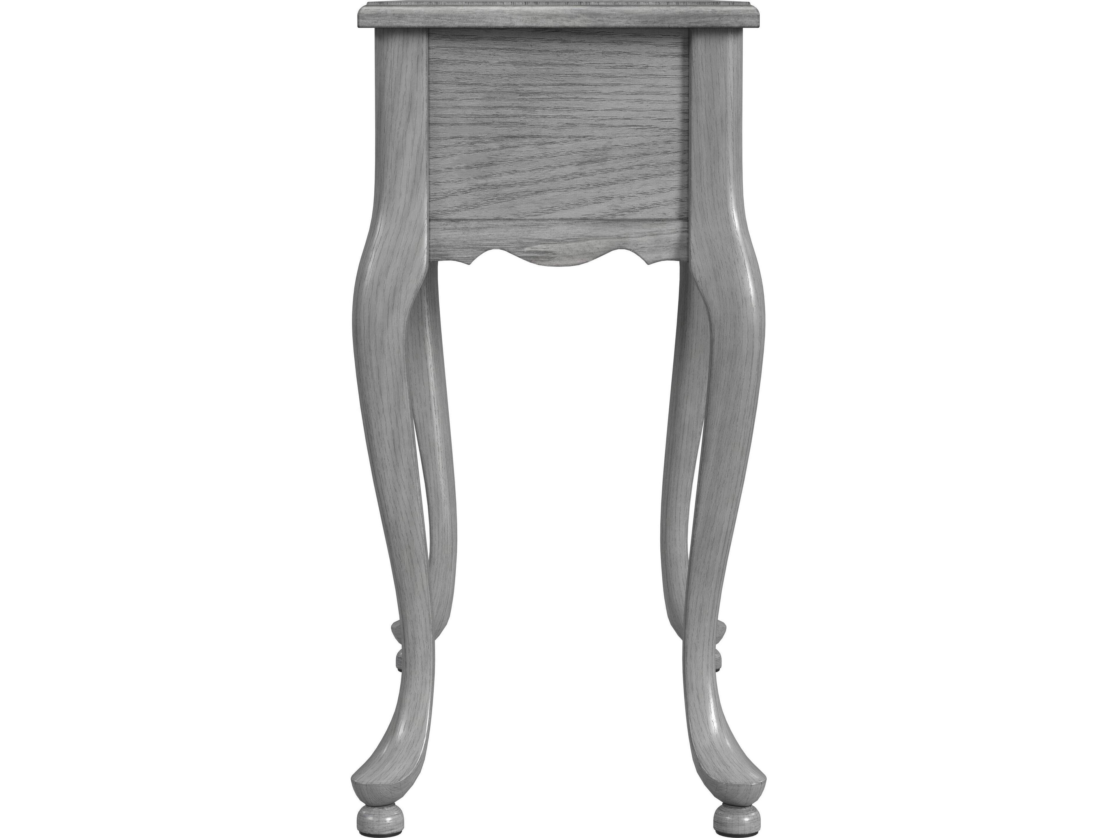 Butler Croydon Rectangular Wood Powder Gray End Table