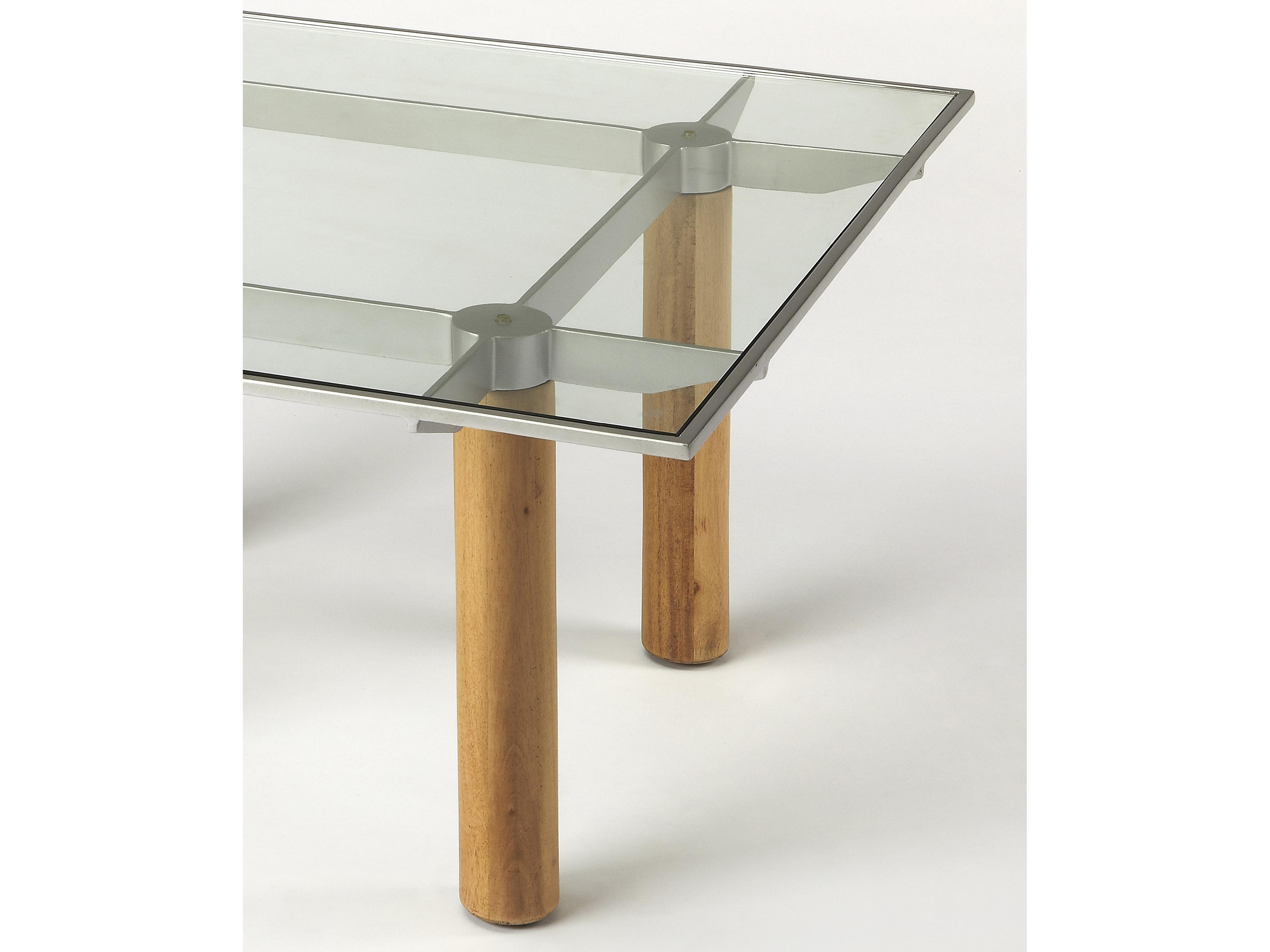 Butler Cirrus Square Glass Coffee Table