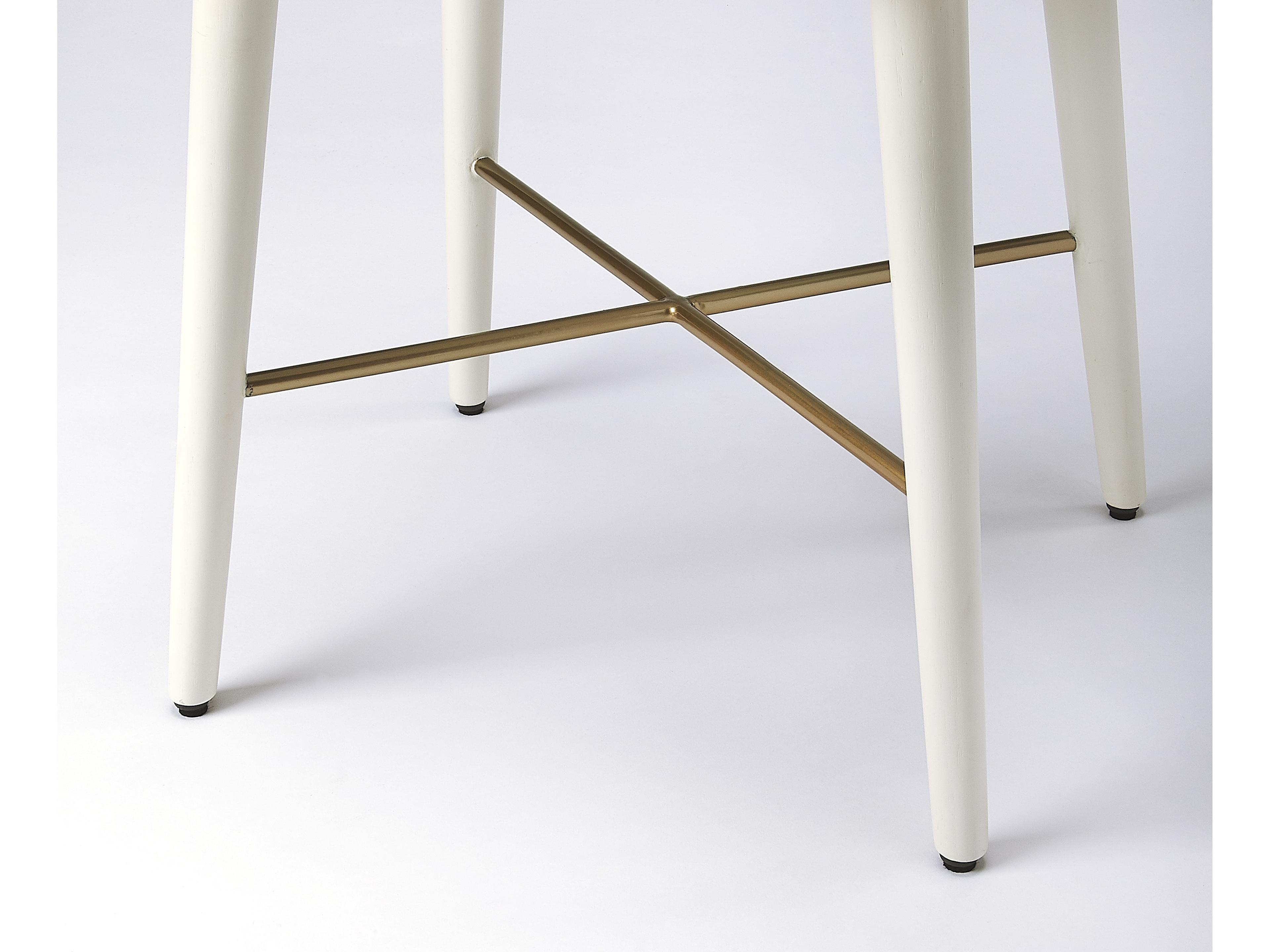 Butler Delridge Rectangular Wood White End Table