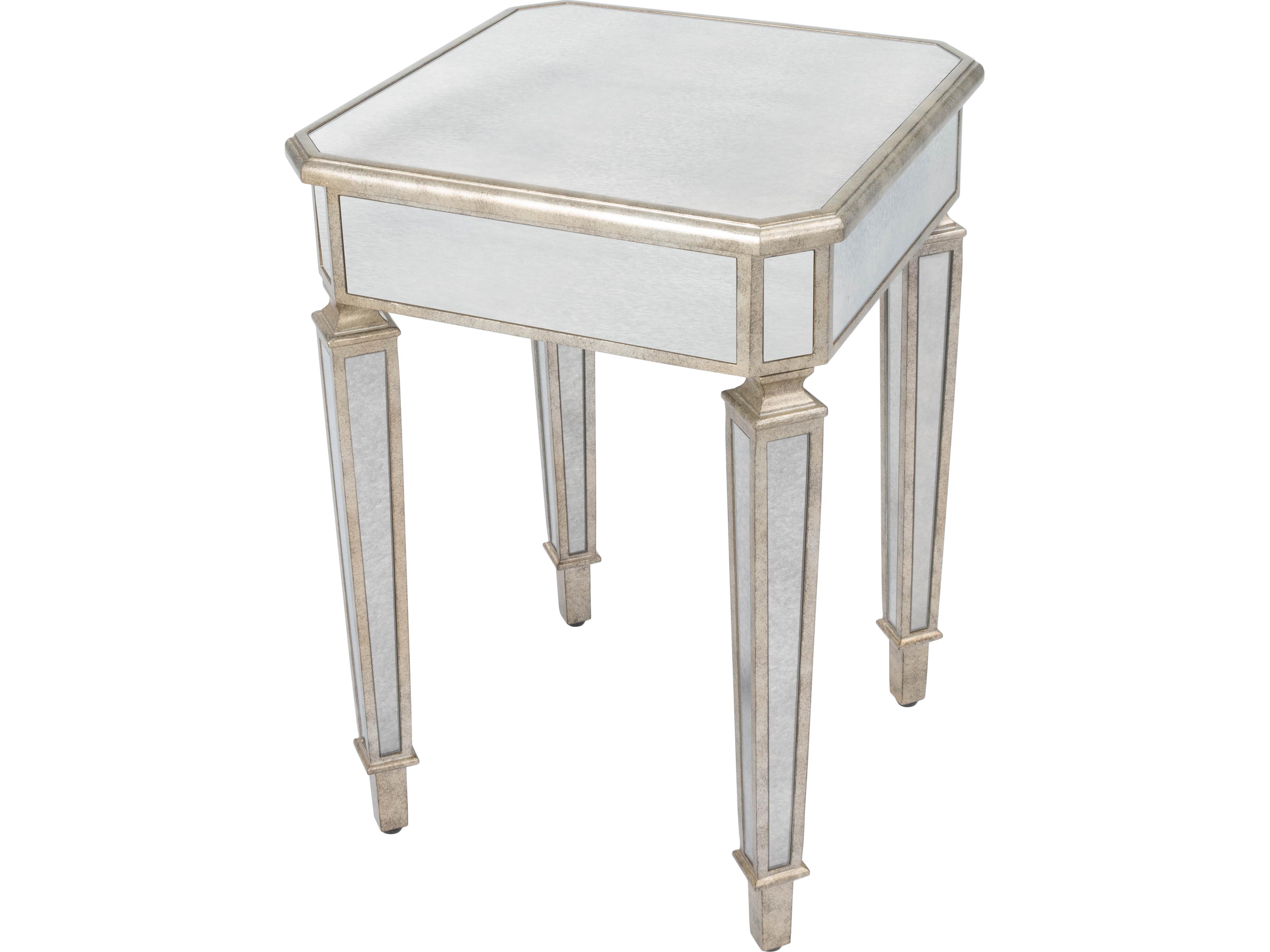 Celeste Square Mirror End Table