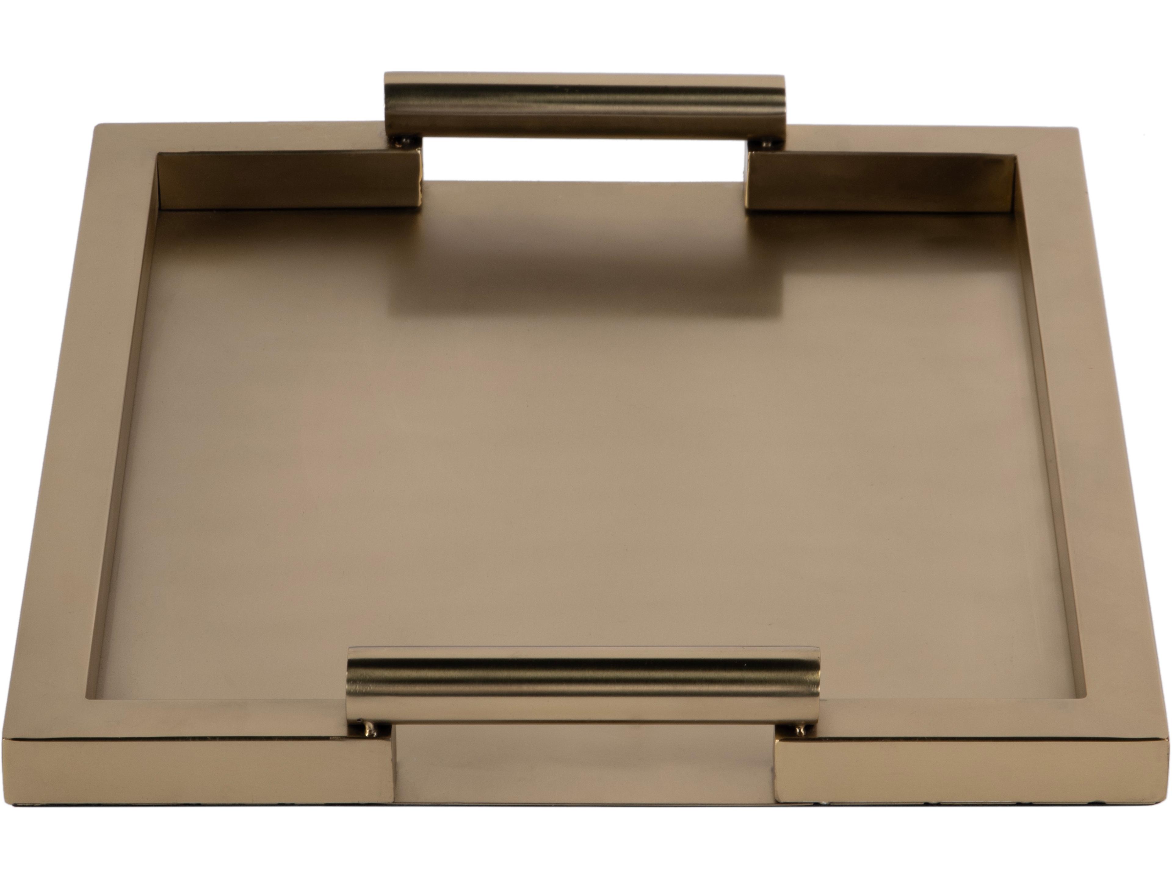 Butler Morante Rectangular Stainless Steel Serving Tray with Handles