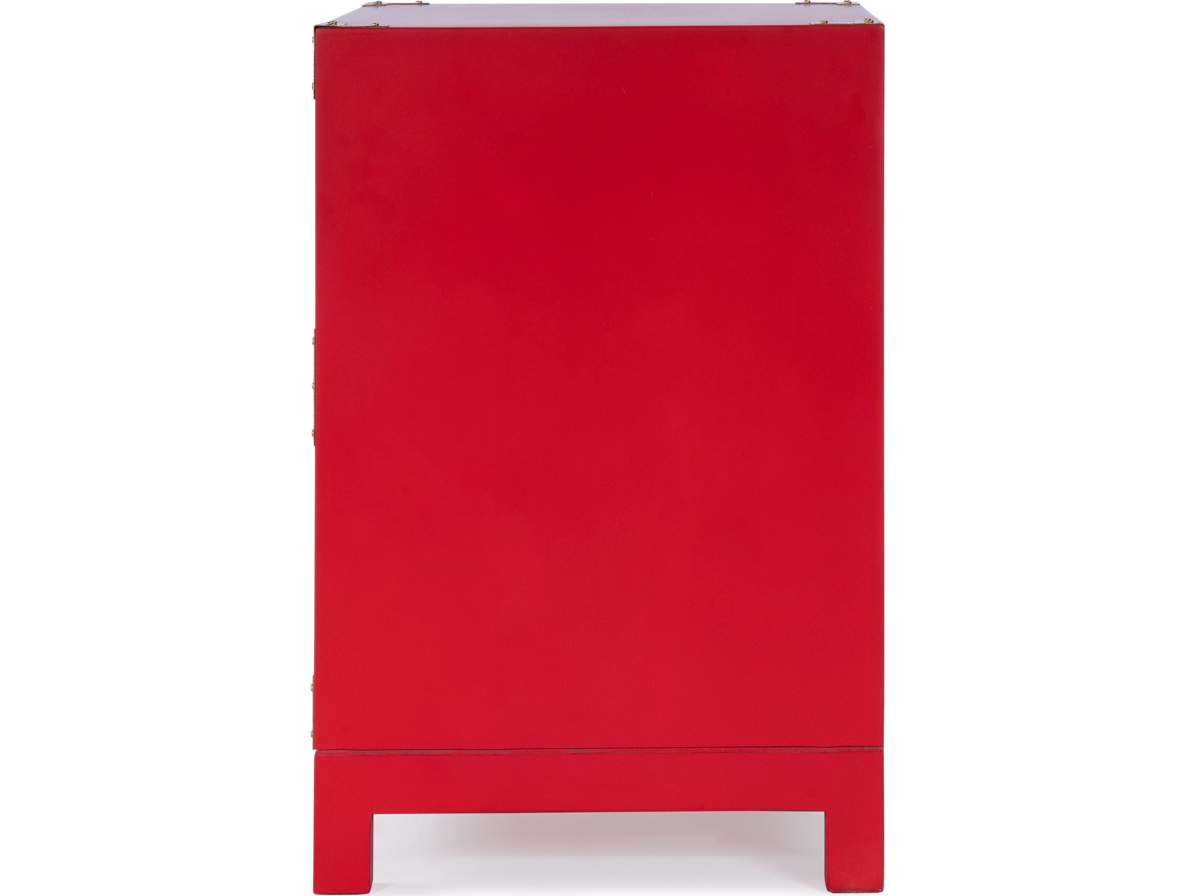 Butler Ardennes Rectangular Wood Red End Table