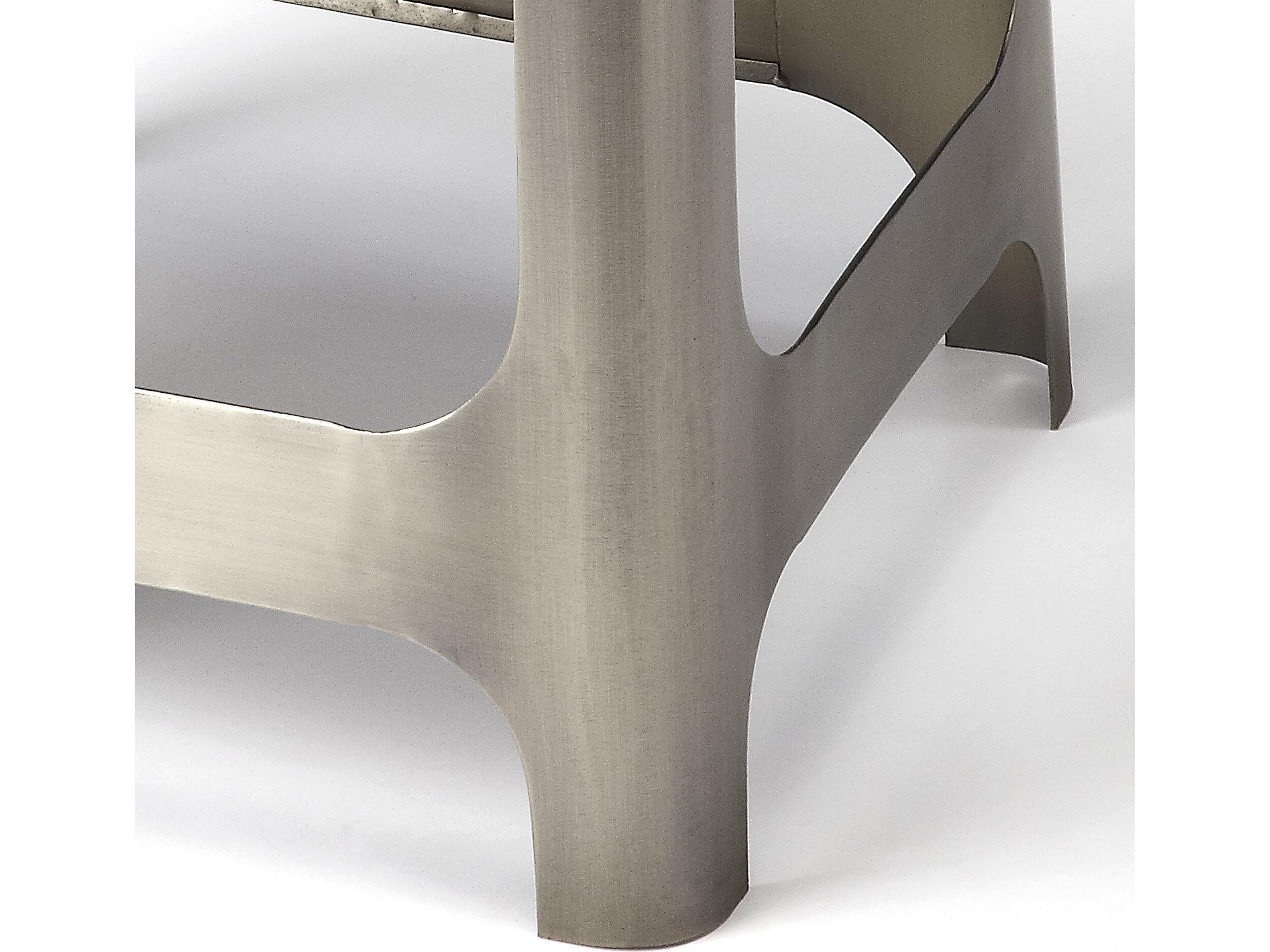 Butler Gerald Brown Leather Counter Stool