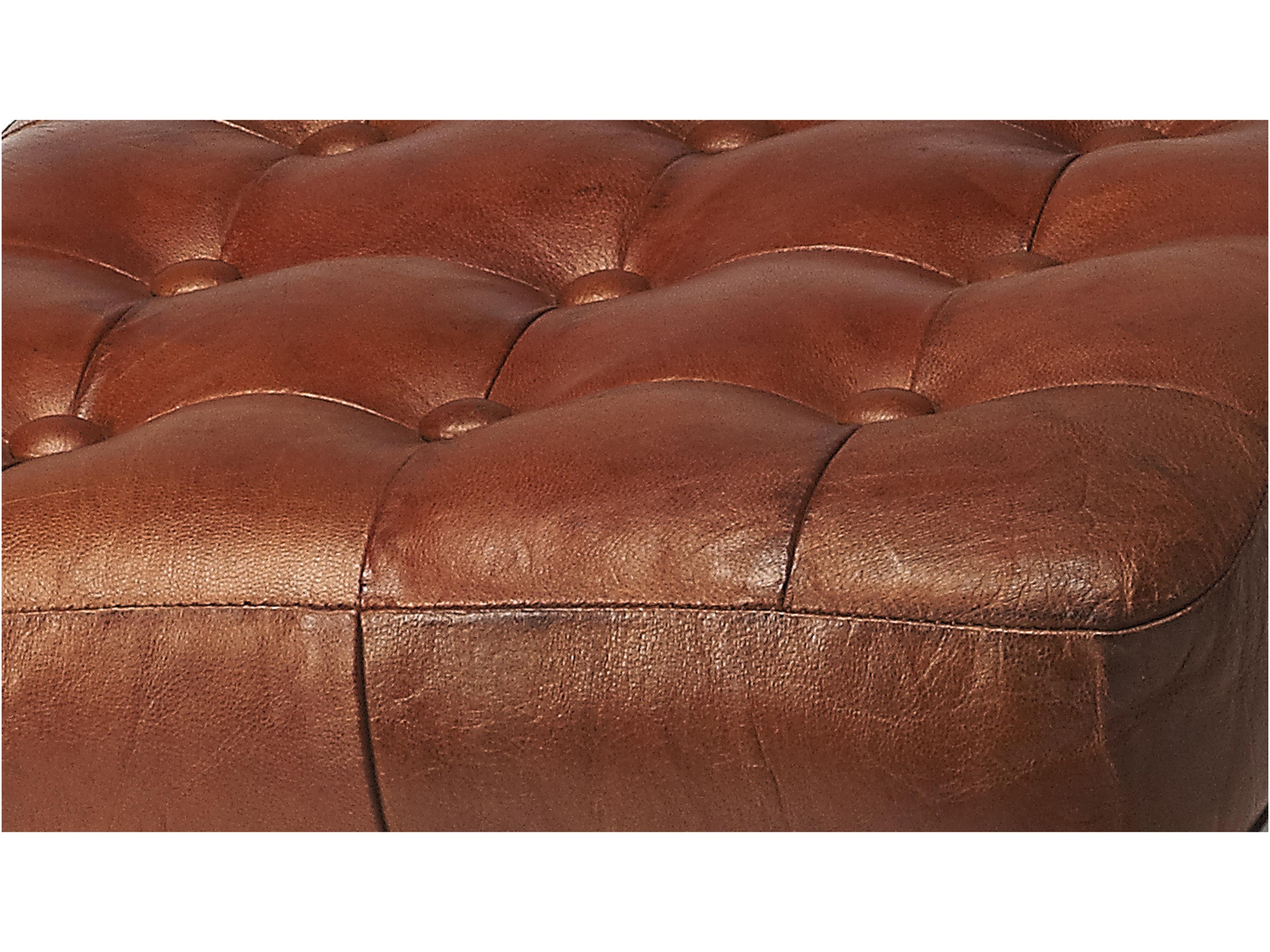 Butler Gerald Brown Leather Counter Stool