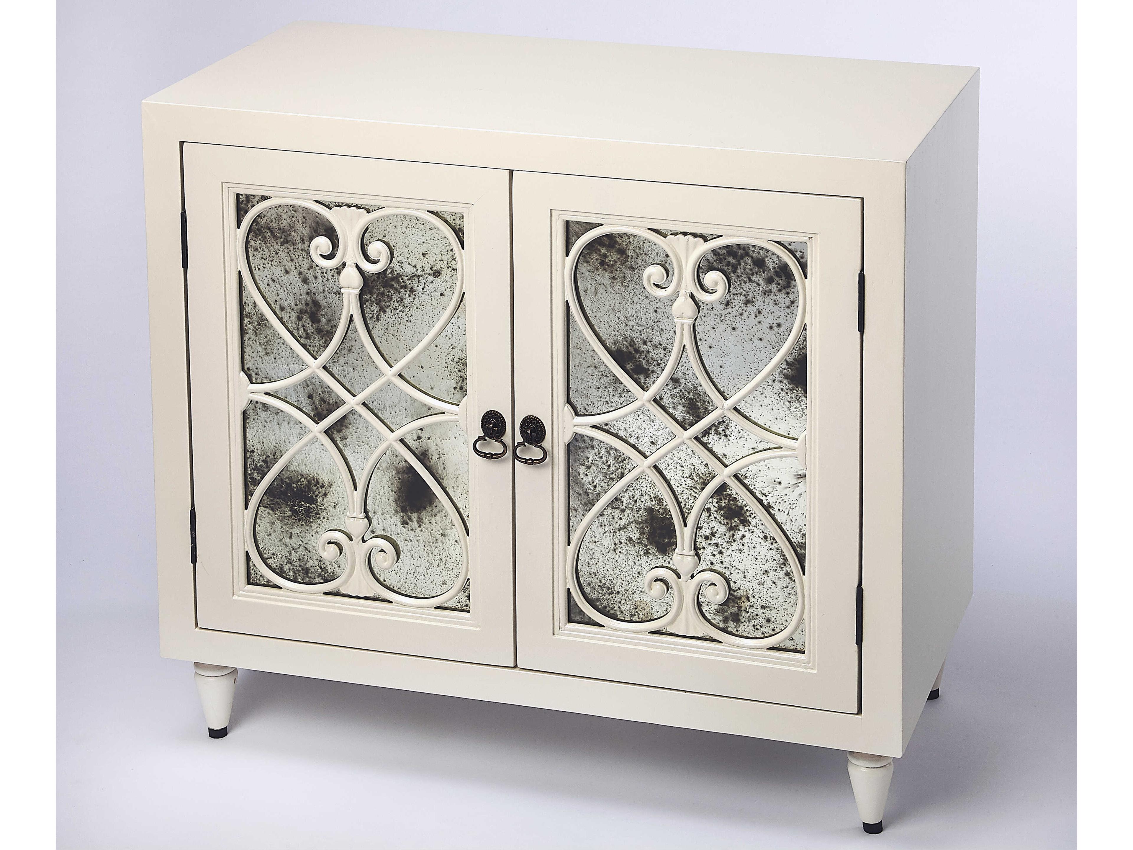 Finney White Mindi Wood Accent Chest