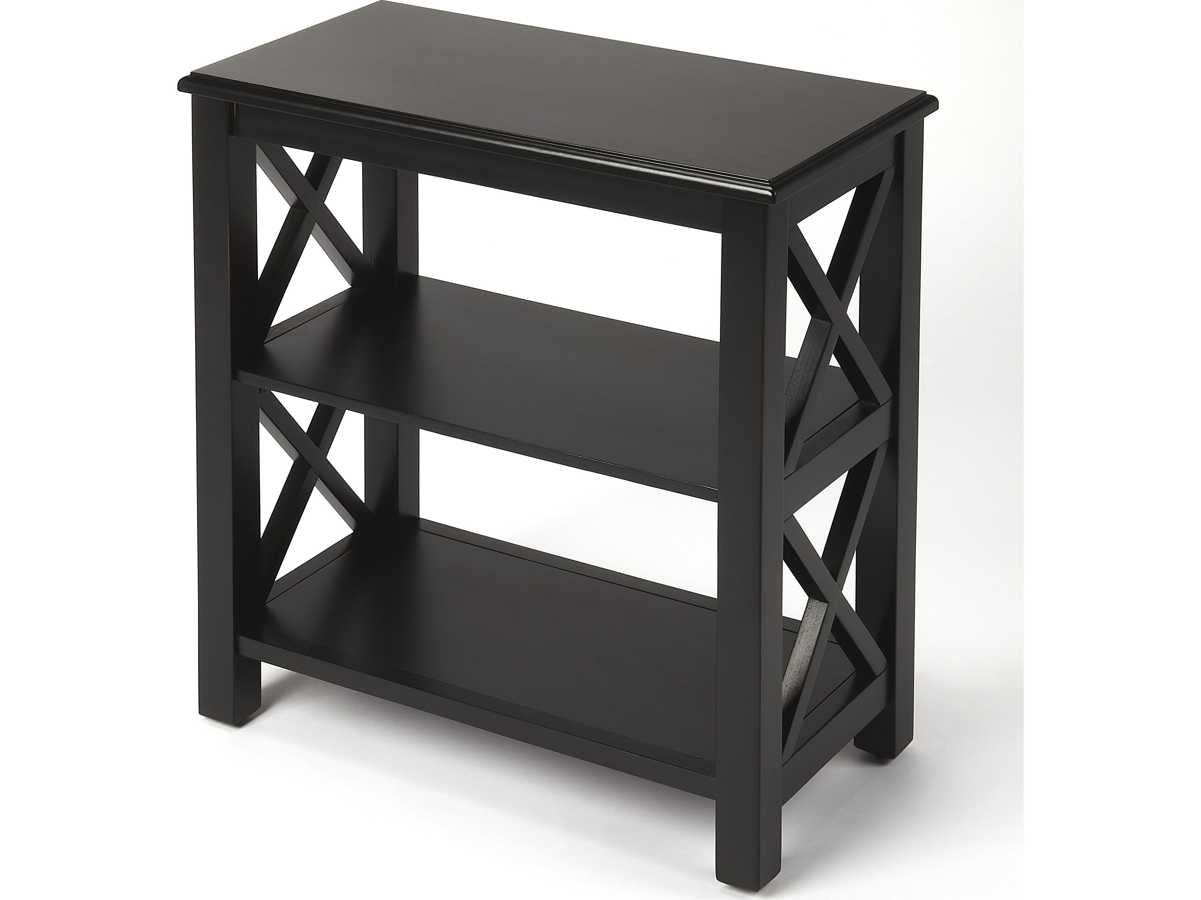 Vance Black Licorice Bookcase