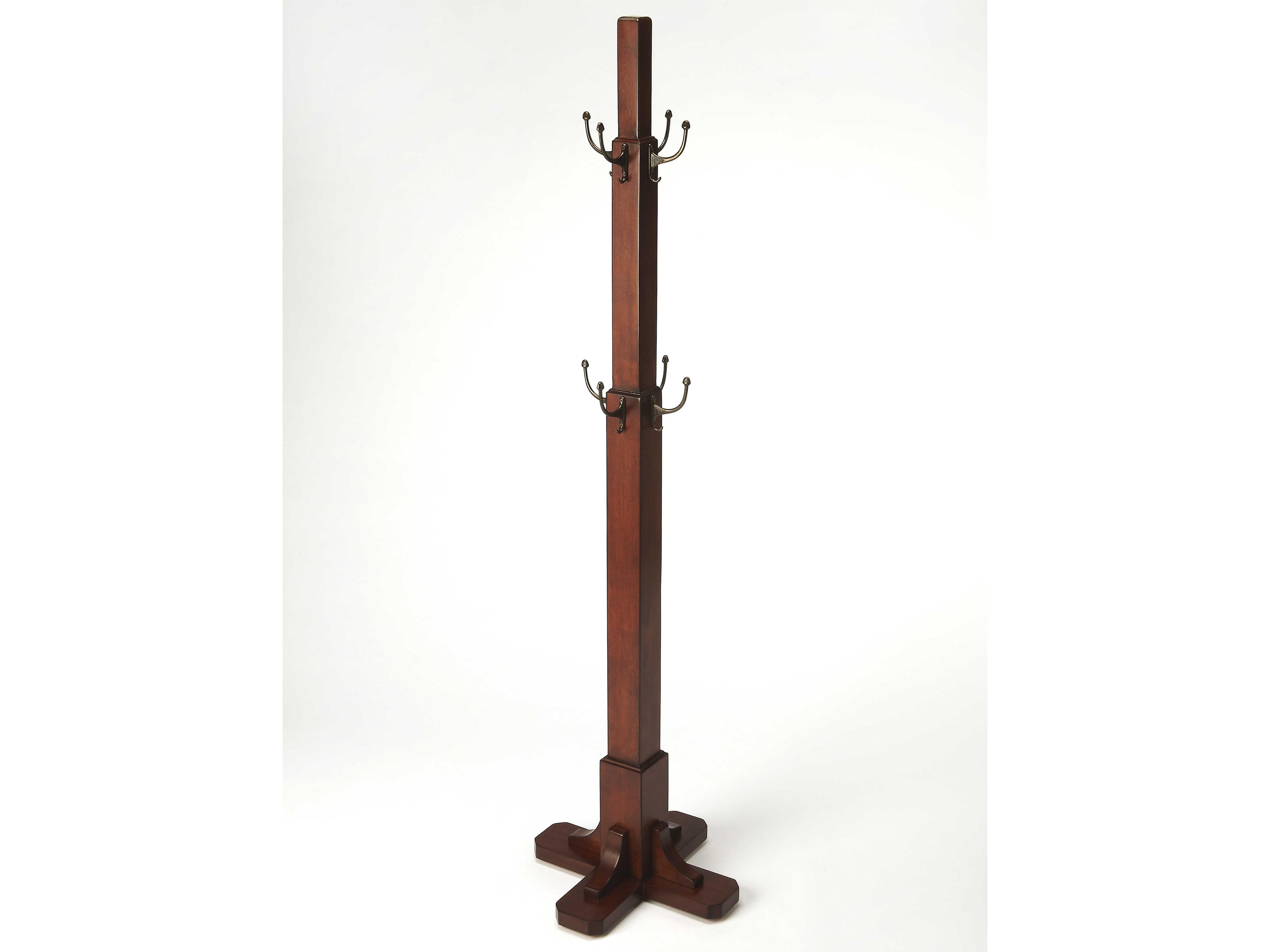 Webster Antique Cherry Coat Rack