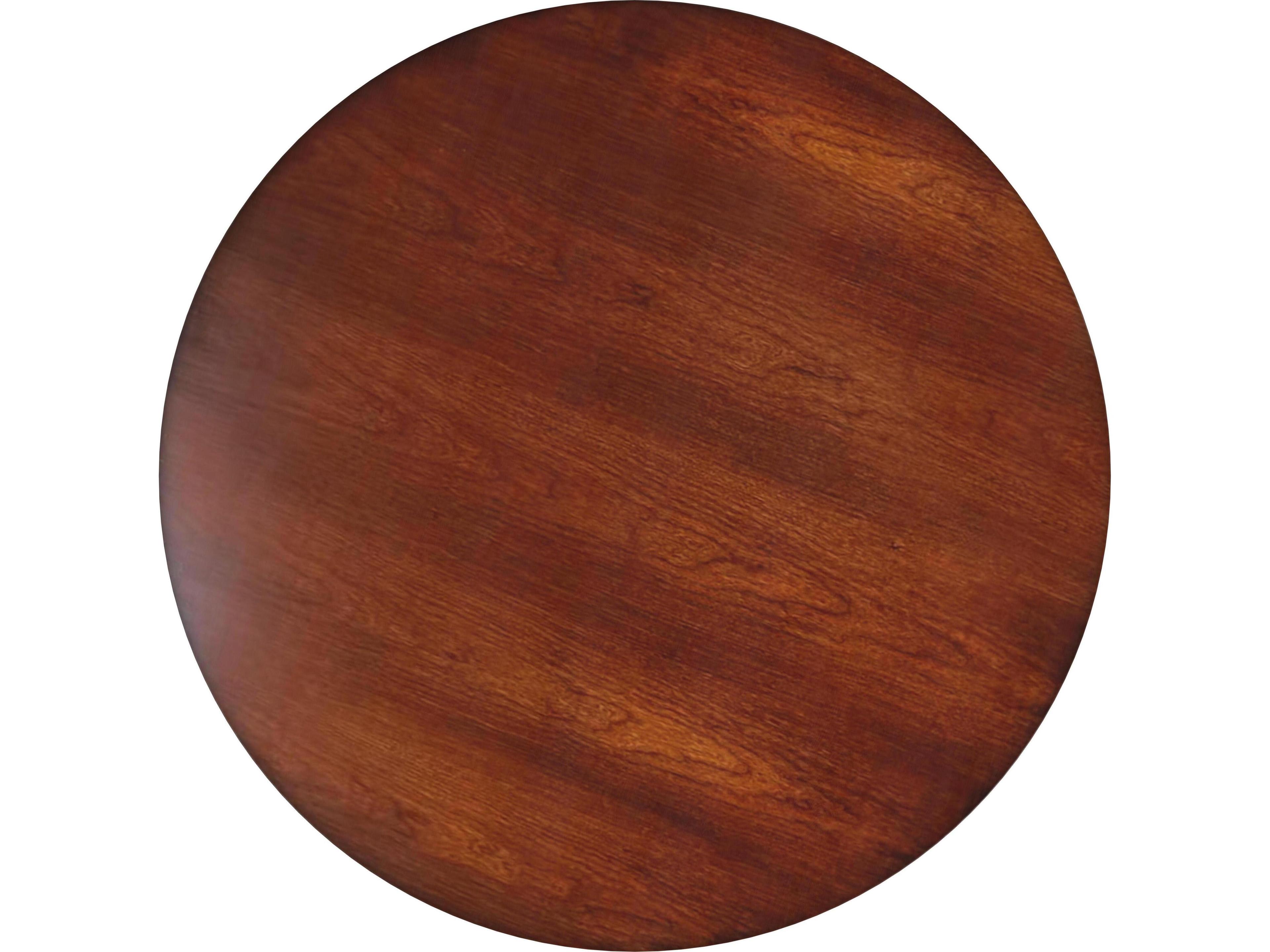 Butler Pendleton Round Wood Antique Cherry End Table