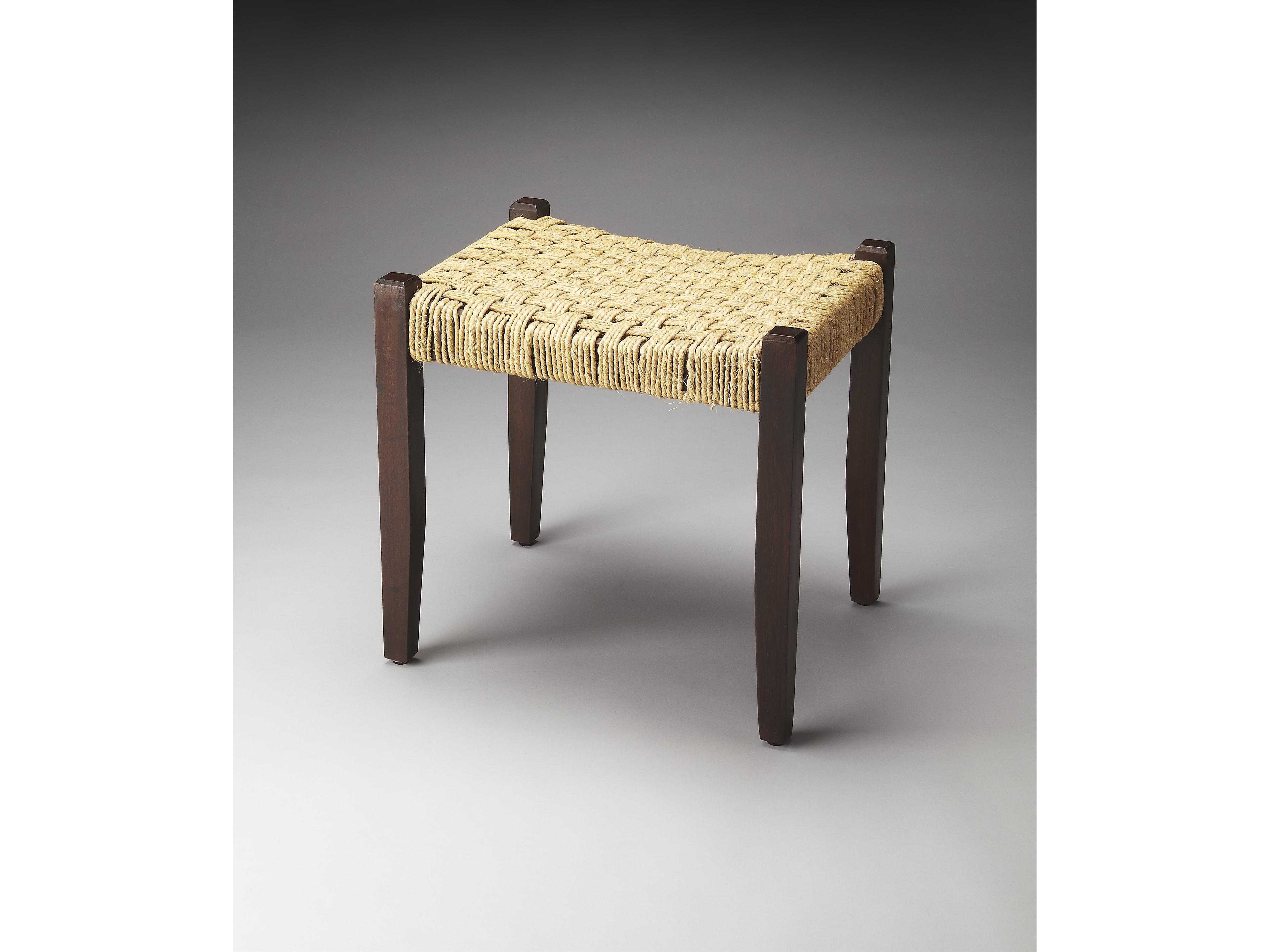 Butler Garner Brown Accent Stool