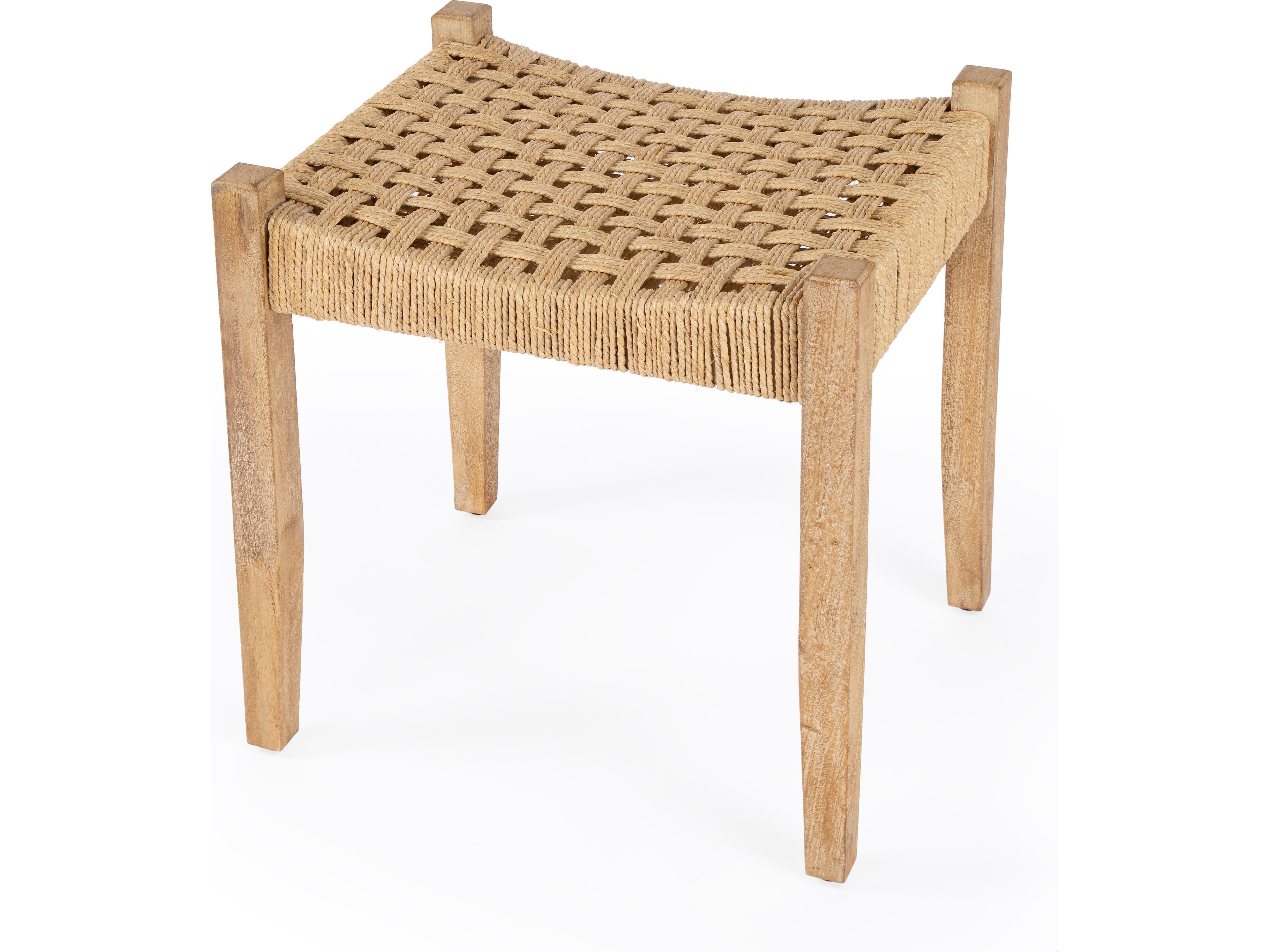 Garner Beige Accent Stool