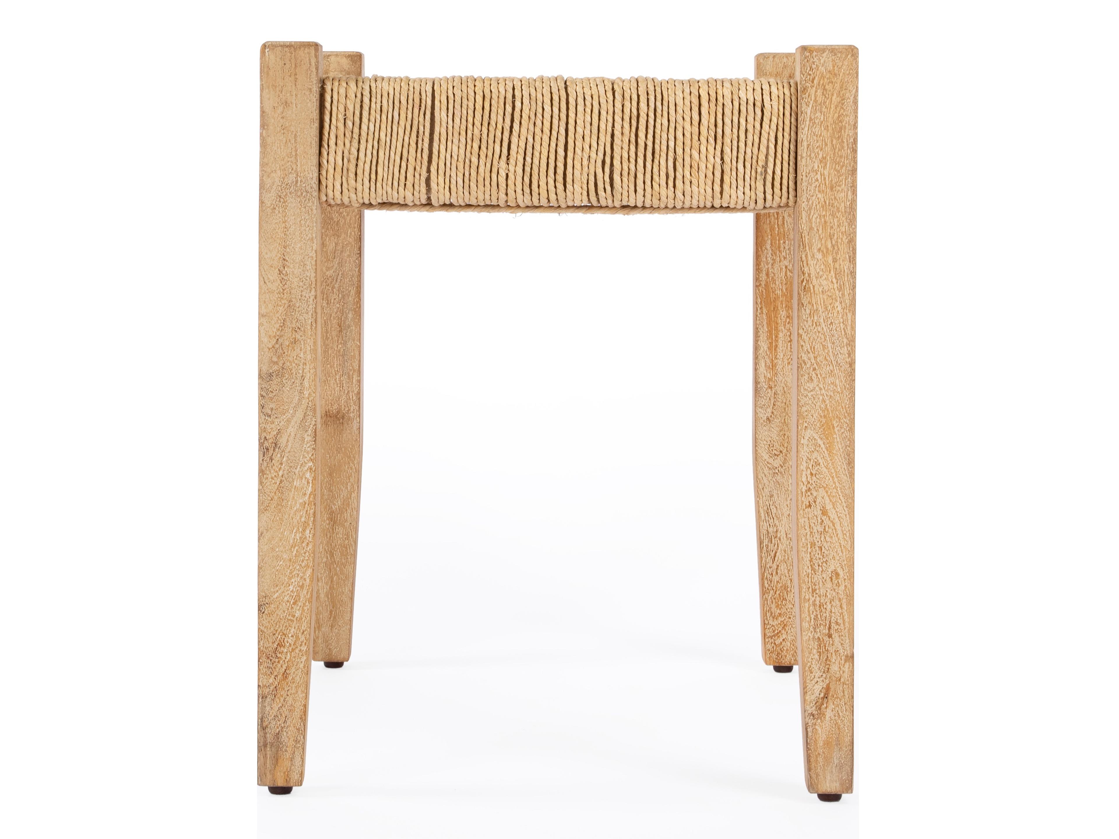 Butler Garner Beige Accent Stool