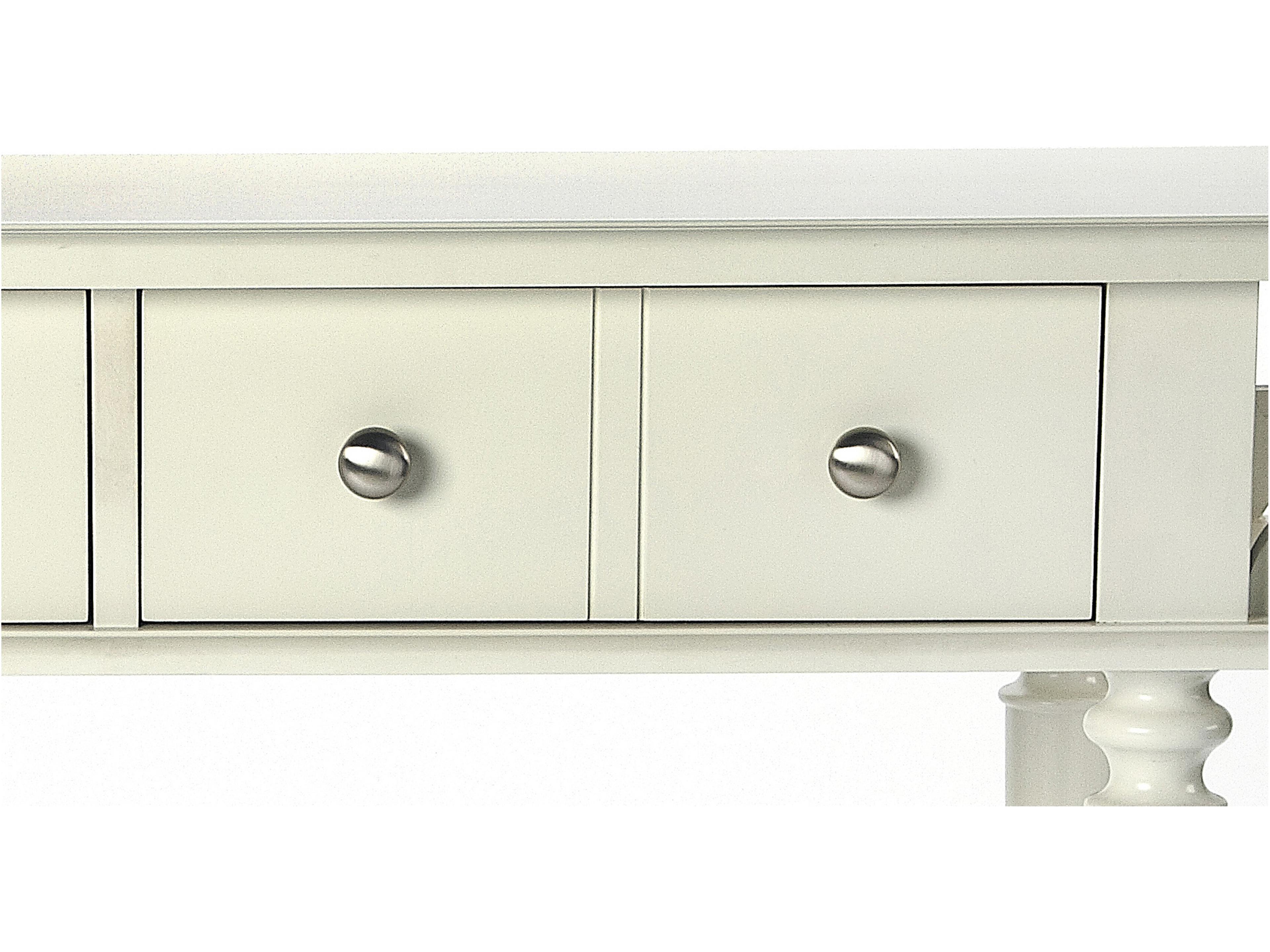 Butler Talia Rectangular Wood White Console Table