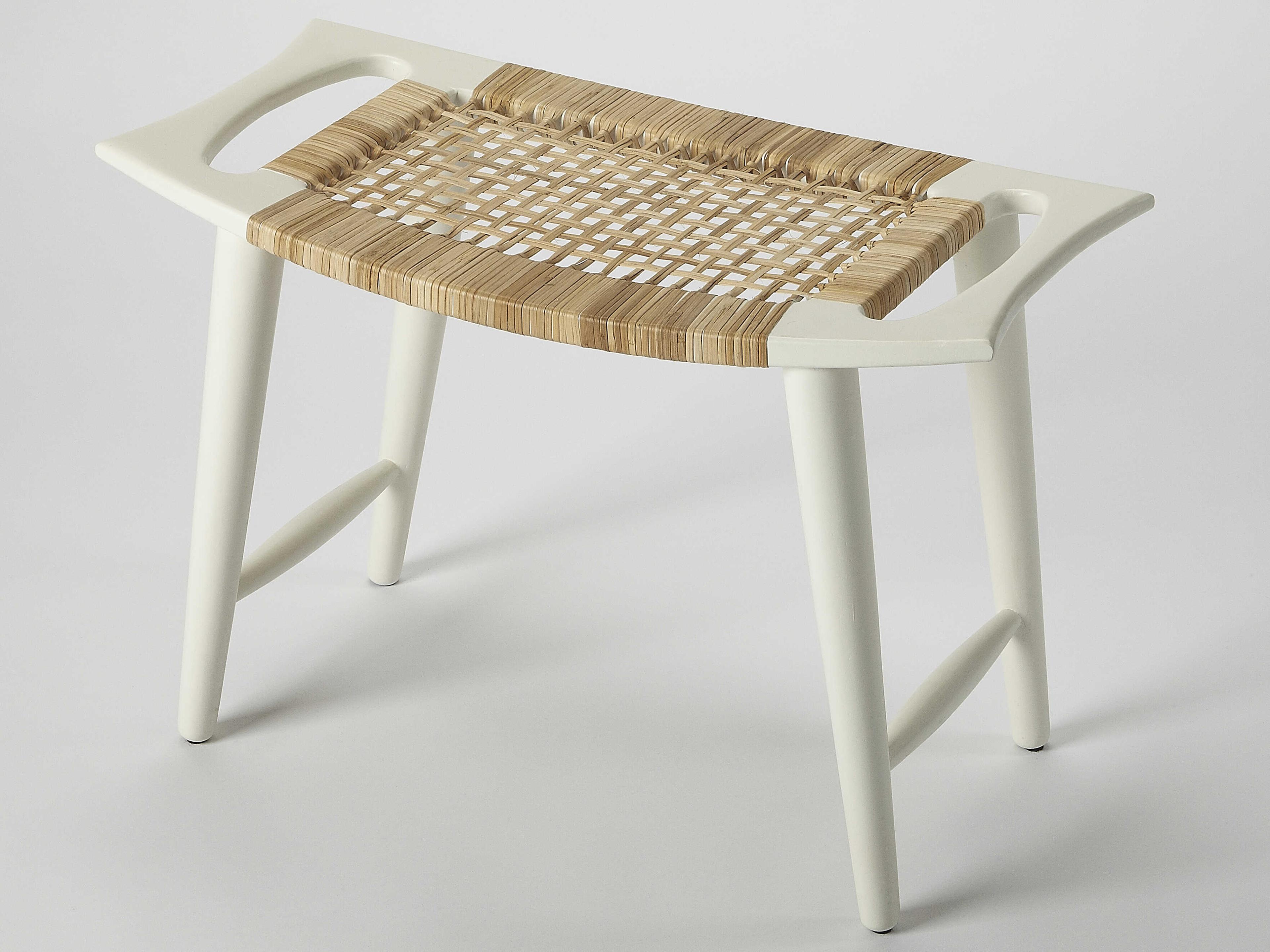 Tristan White Mango Wood Table Stool