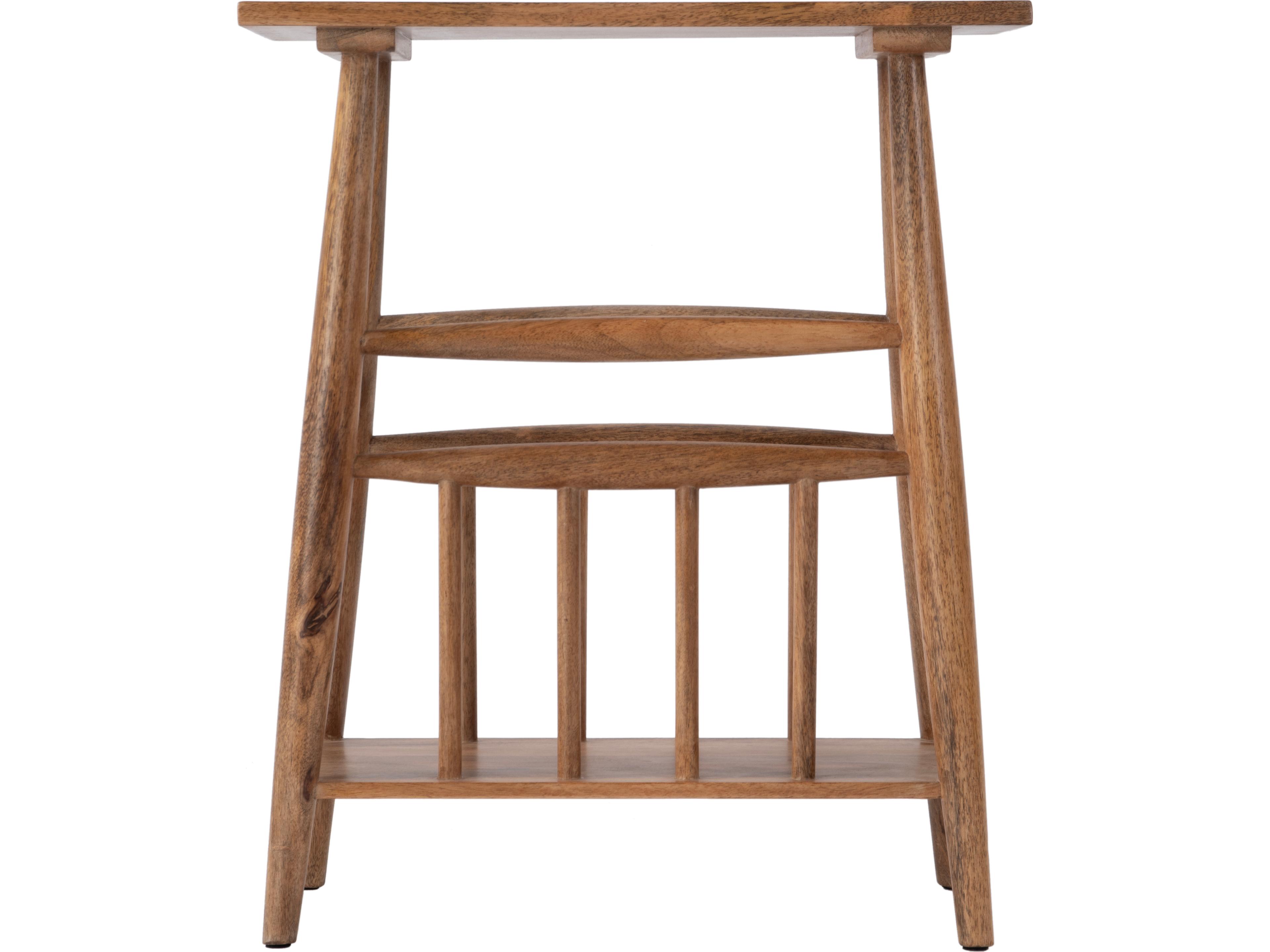 Butler Bowen Rectangular Wood Natural End Table