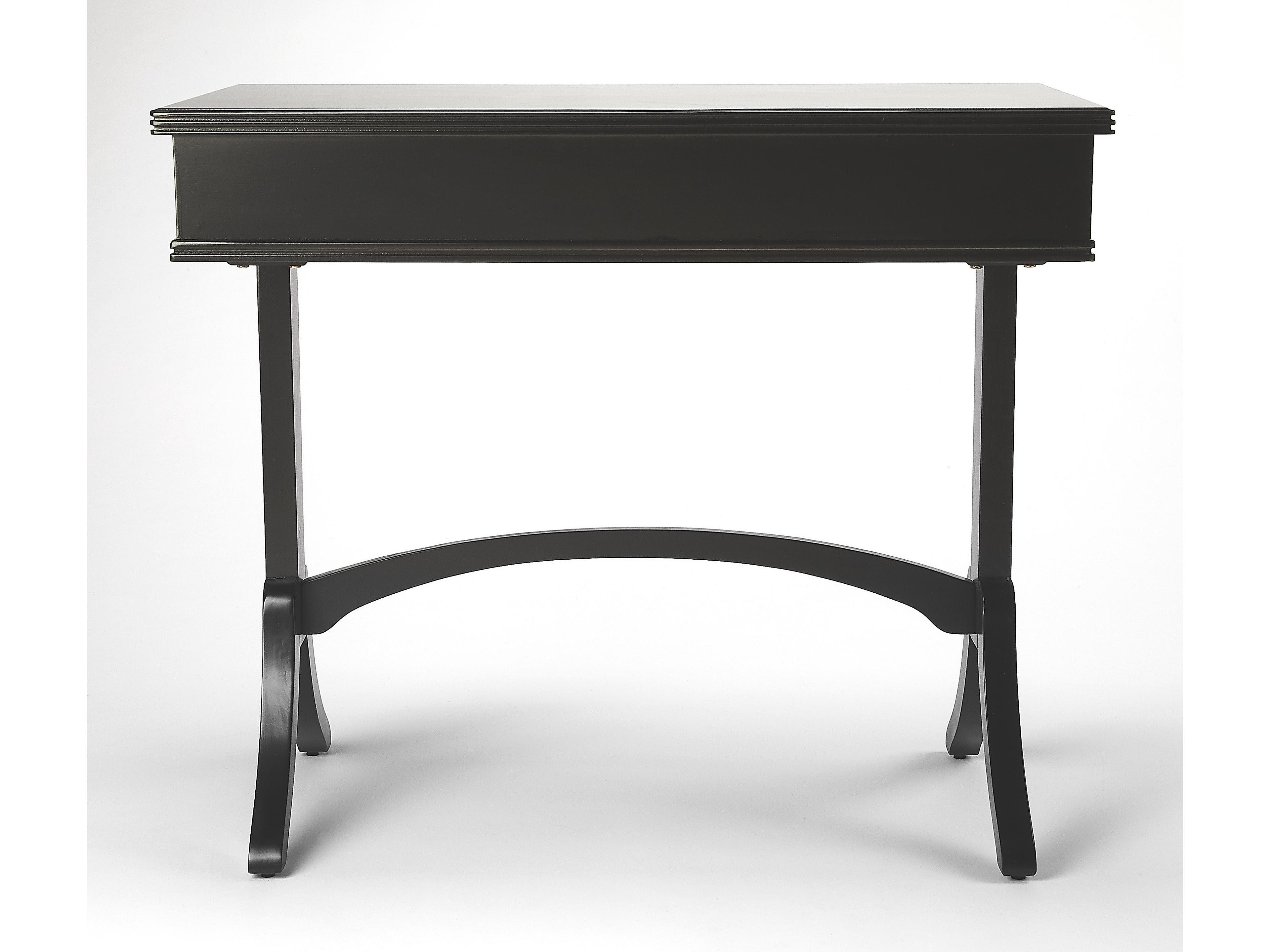 Butler Alta Black Acacia Wood Writing Desk