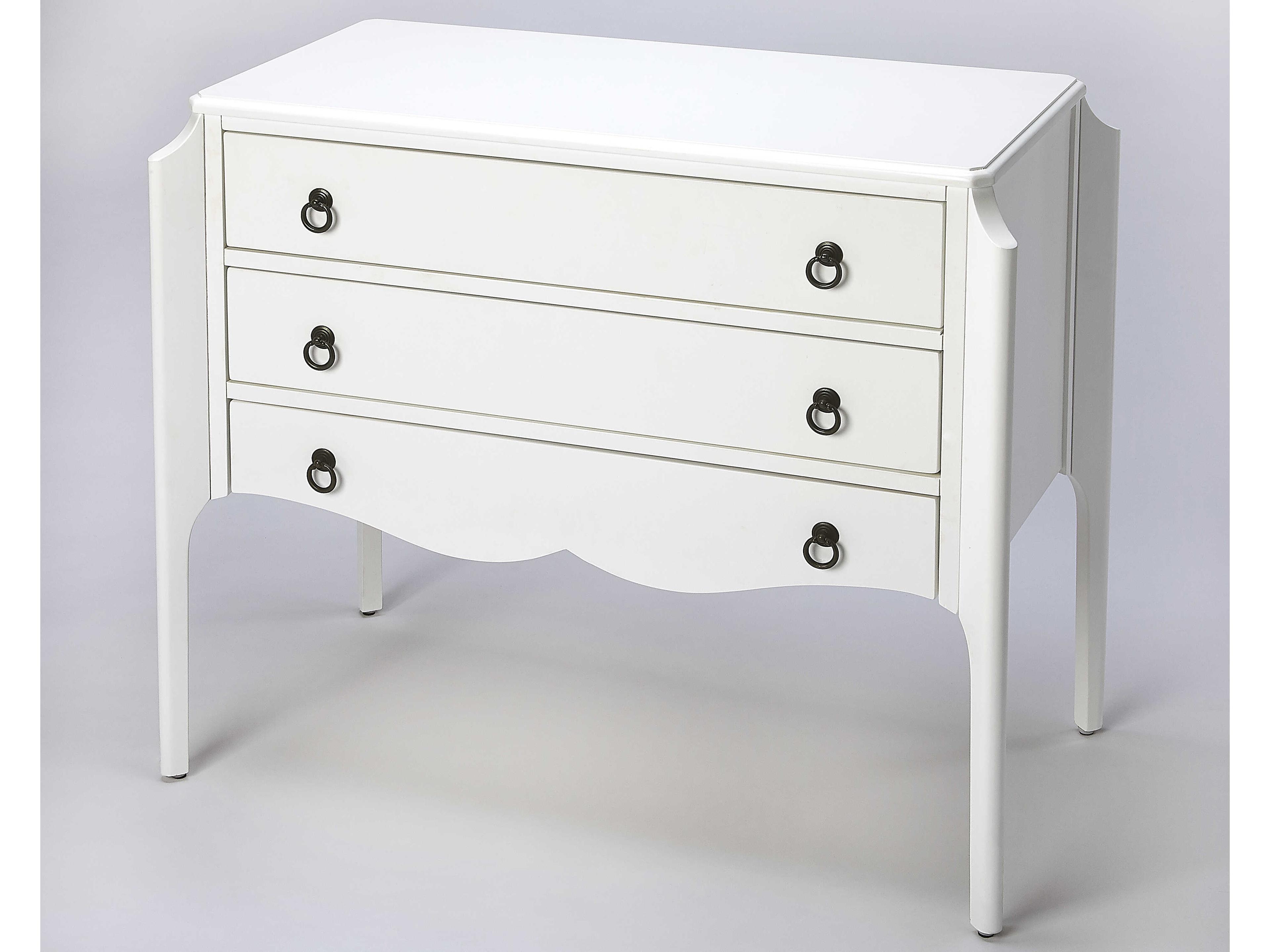 Wilshire Smooth White Oak Wood Accent Chest