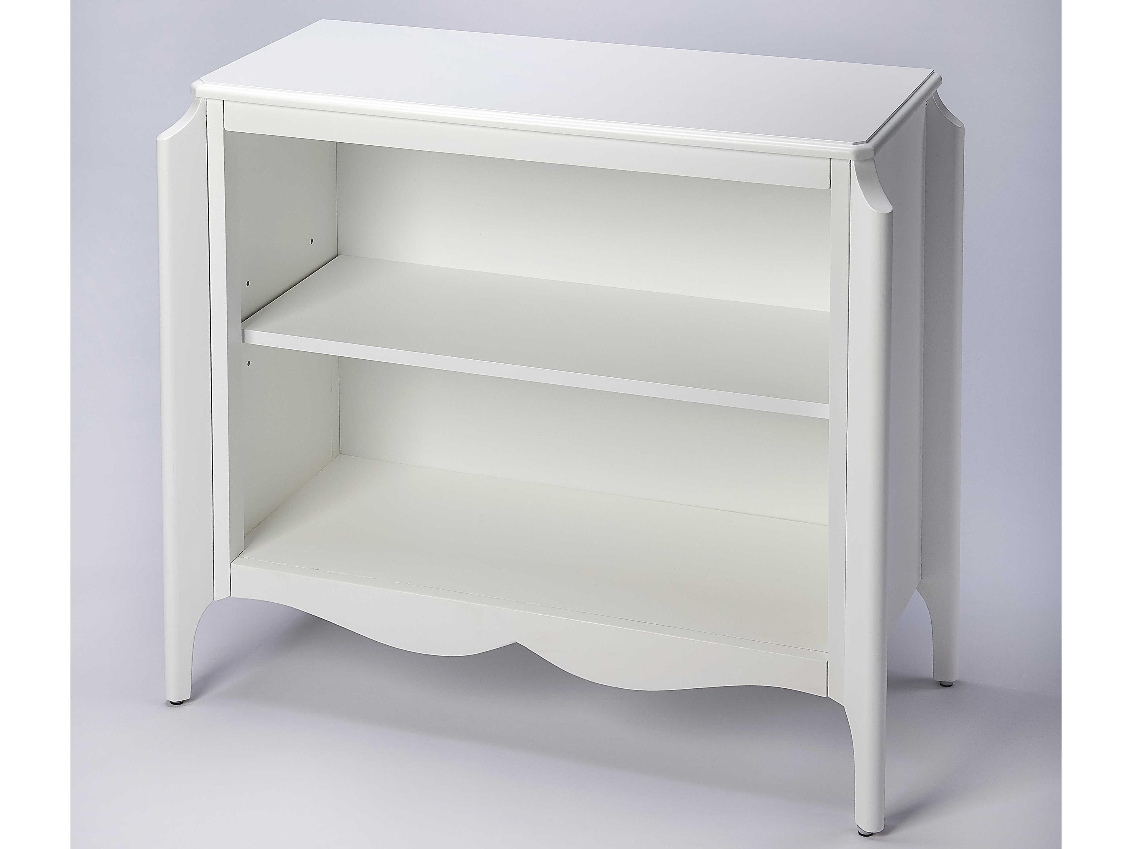 Wilshire Smooth White Bookcase