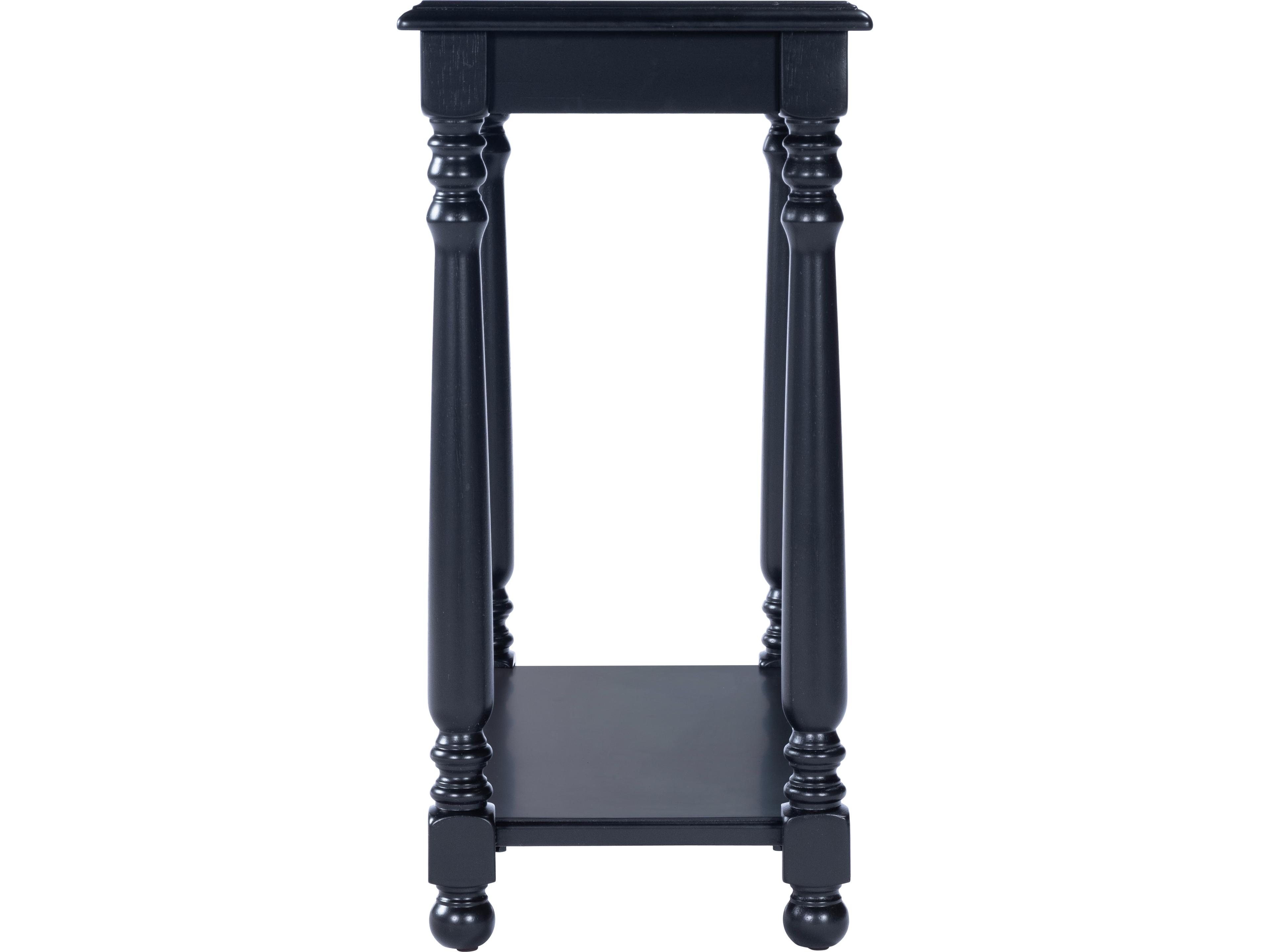 Butler Devane Rectangular Wood Black Licorice End Table