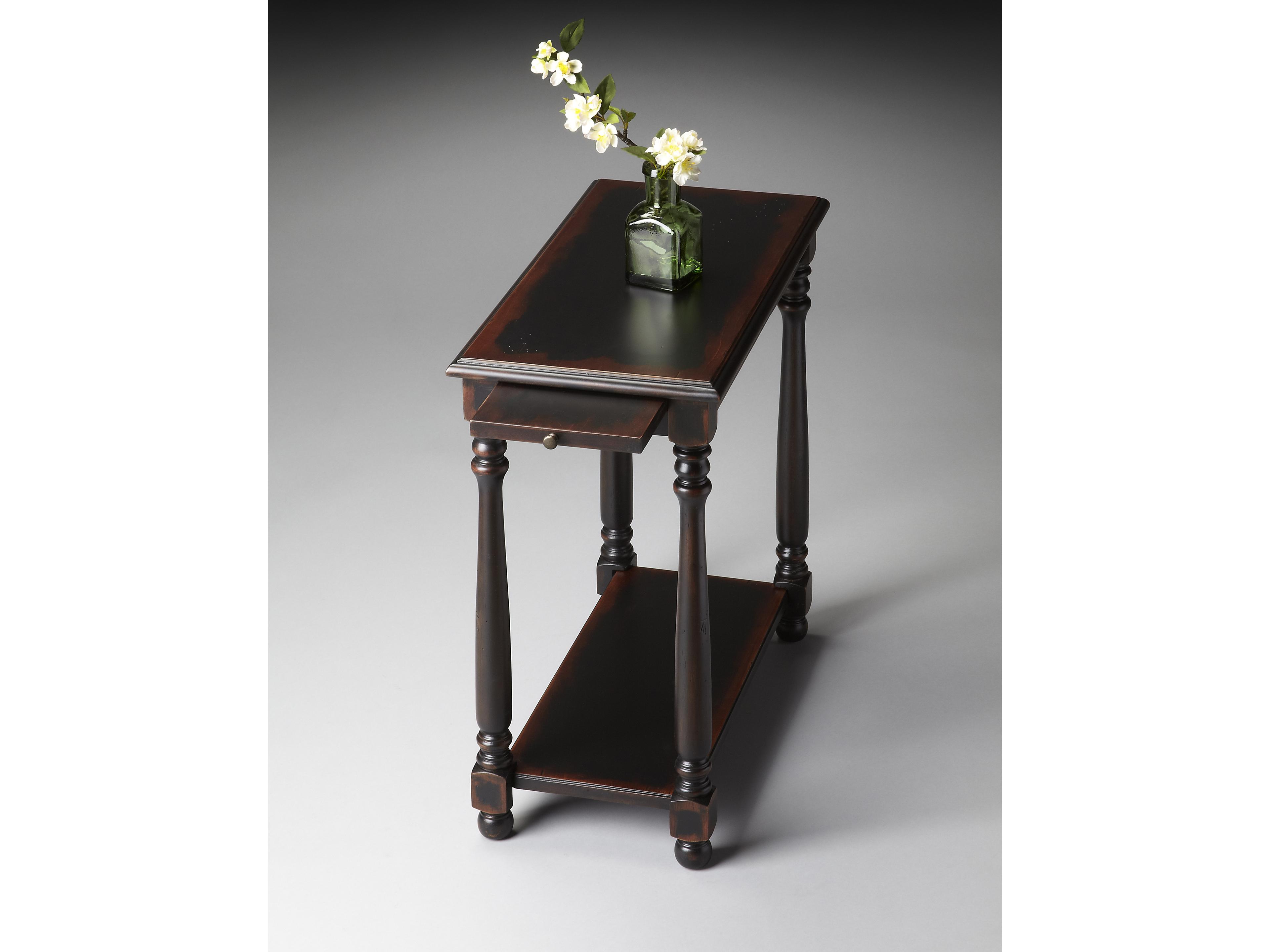 Butler Devane Rectangular Wood Midnight Rose End Table