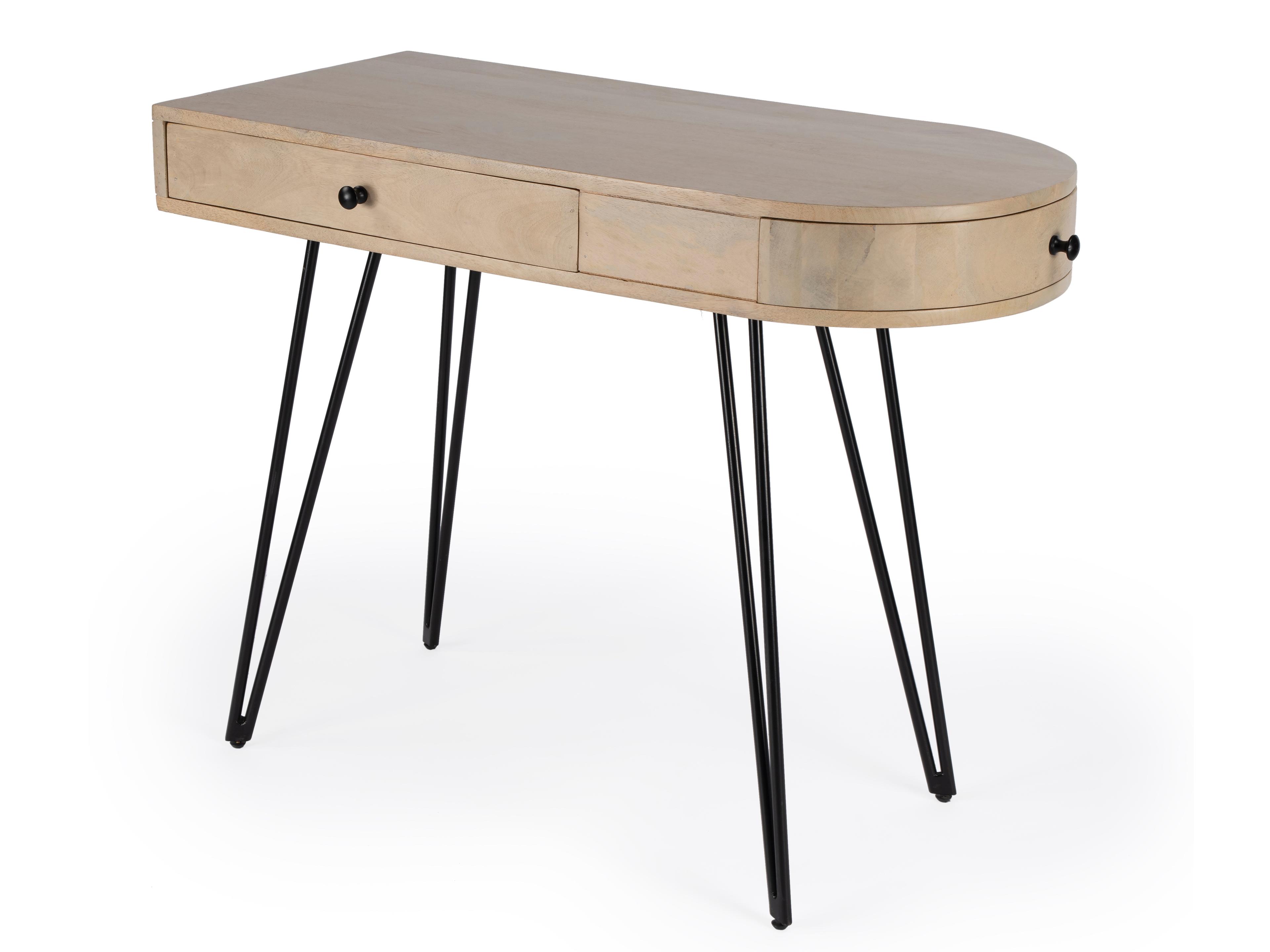 Butler Sebastopol Natural Mango Wood Writing Desk