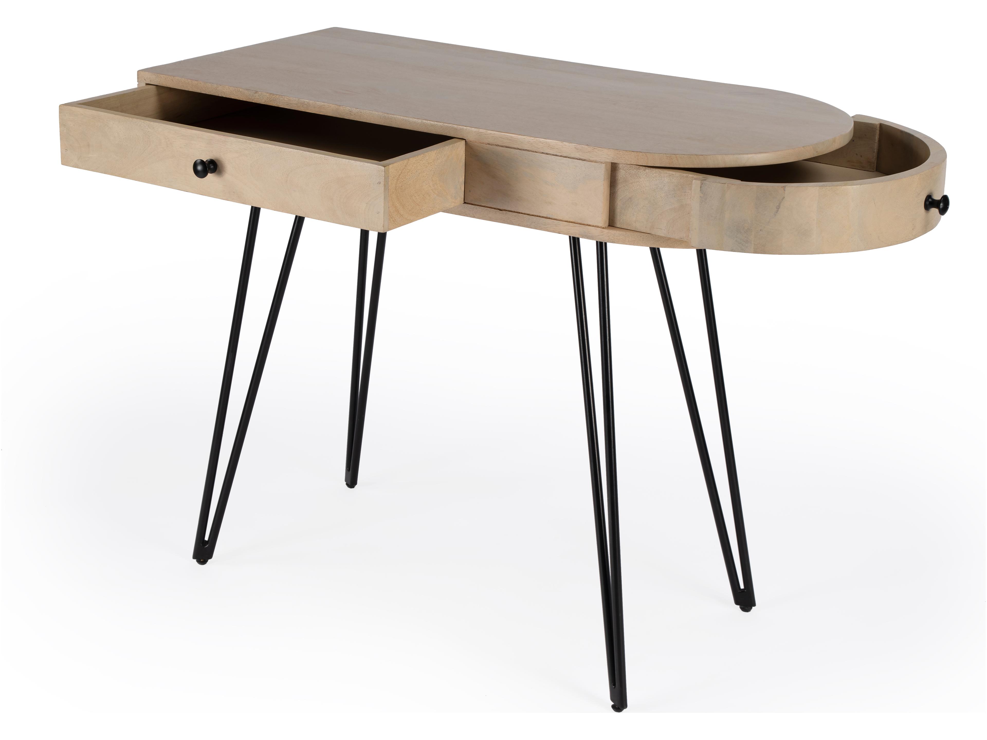 Butler Sebastopol Natural Mango Wood Writing Desk