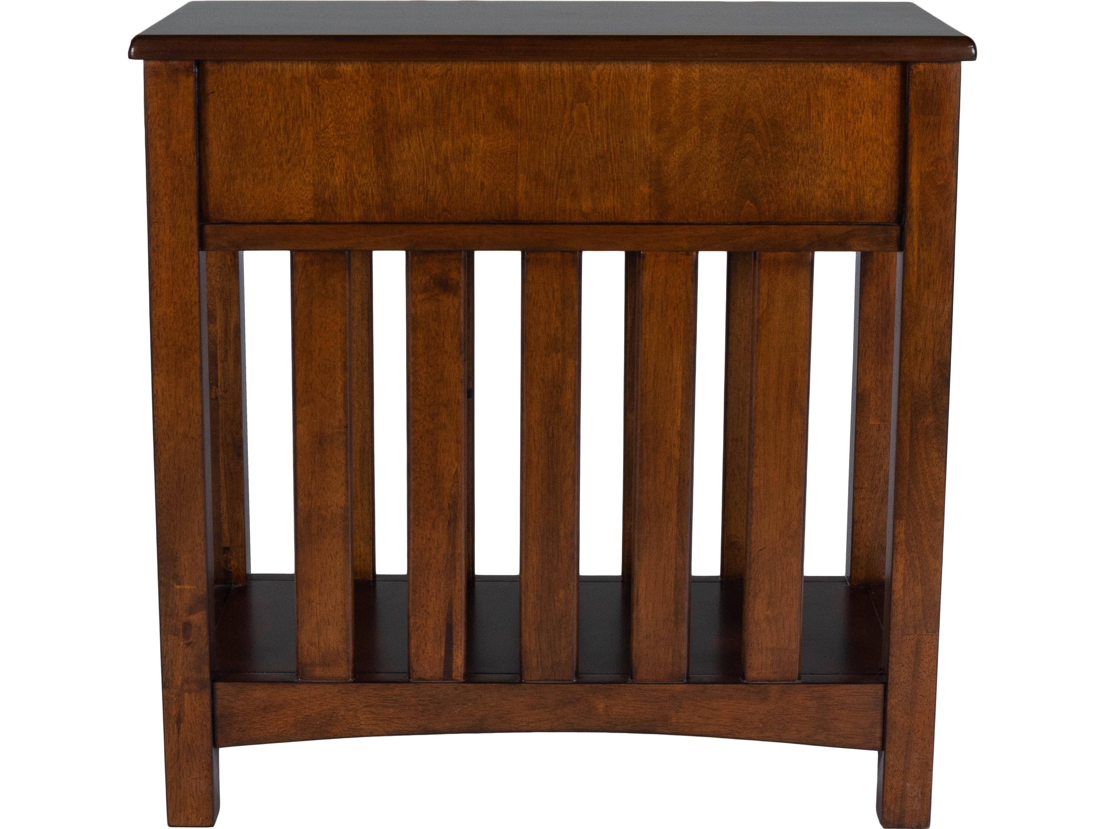 Butler Larina Rectangular Wood Cherry End Table